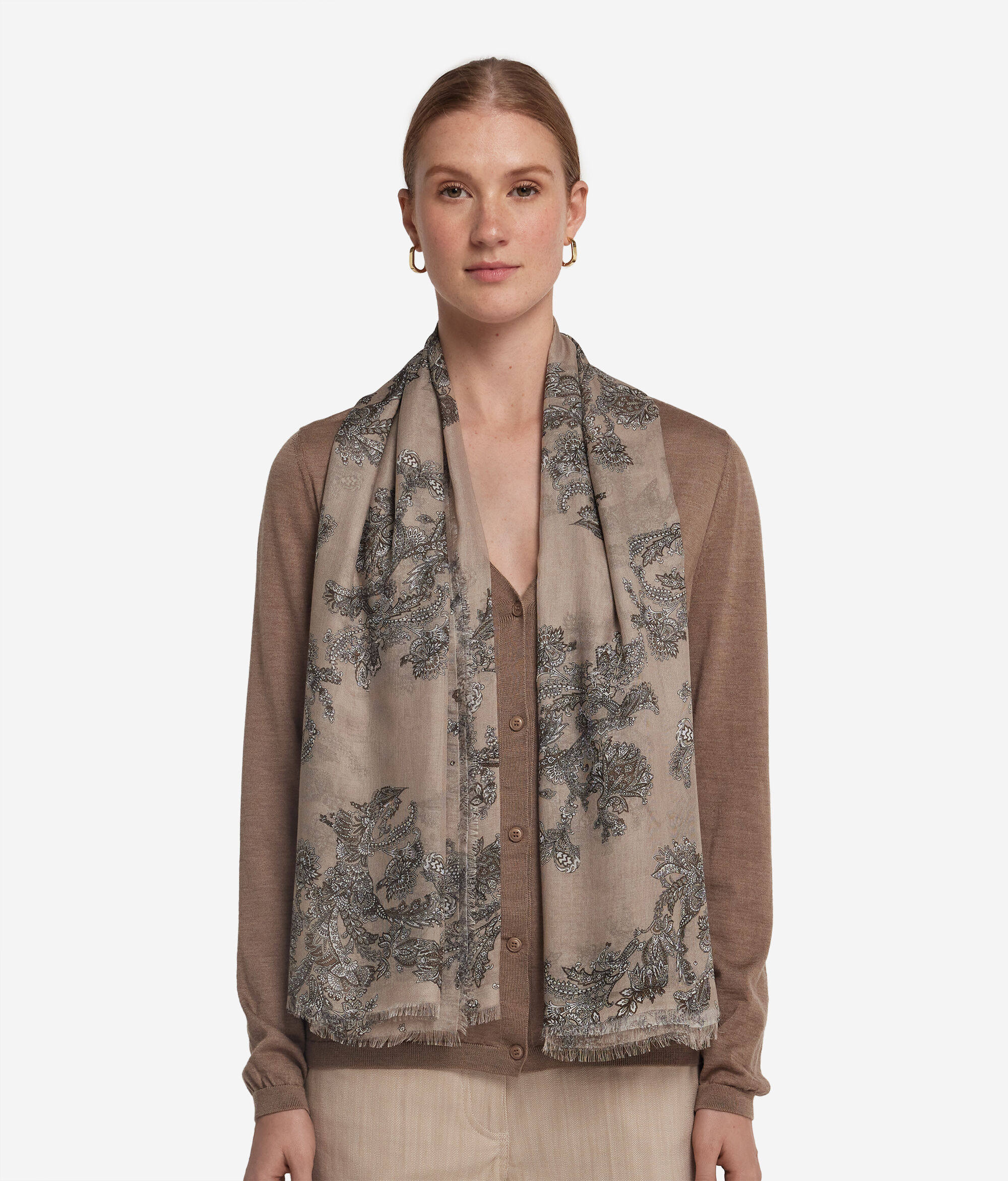 Шаль из модала