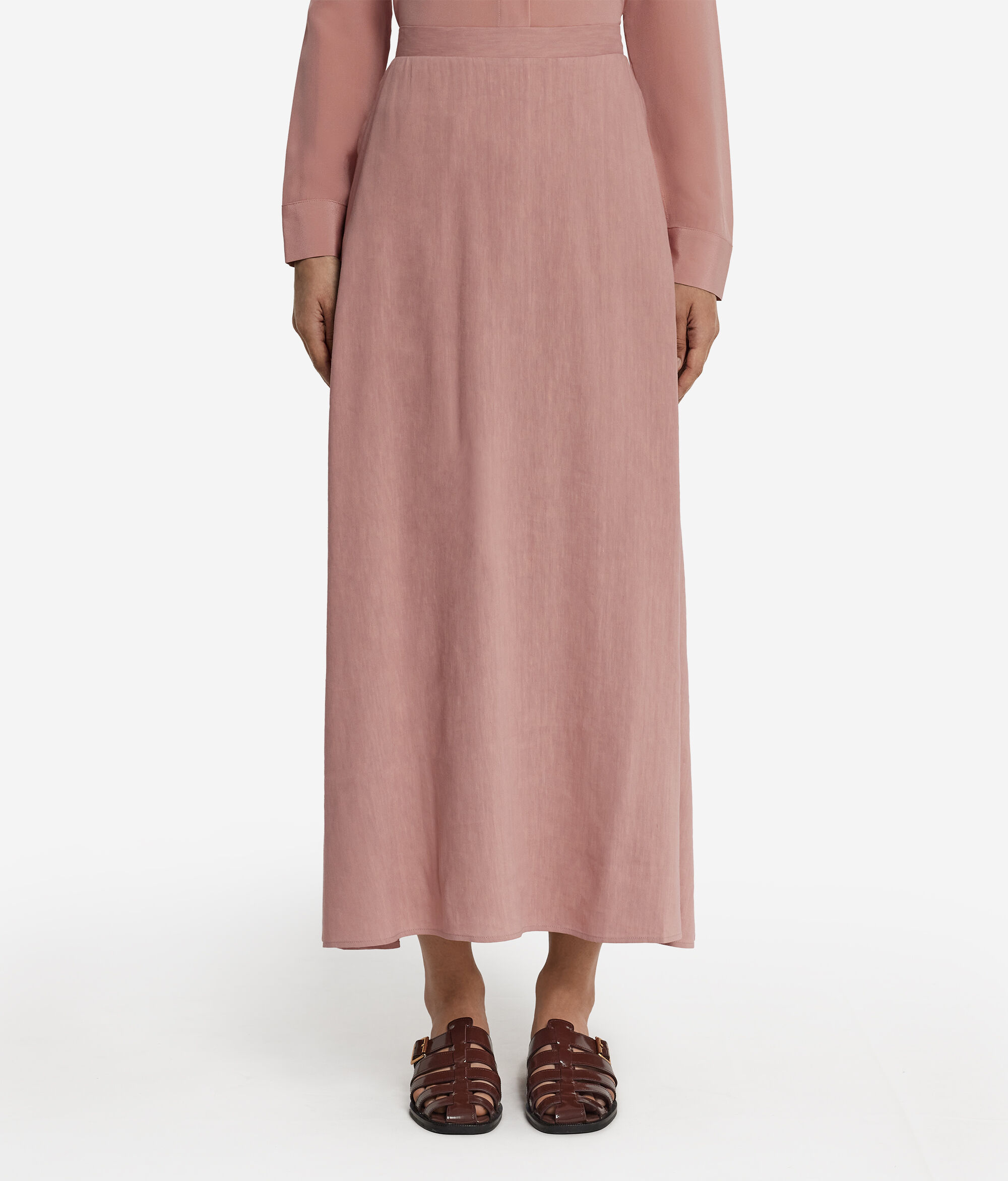 Linen Viscose Skirt