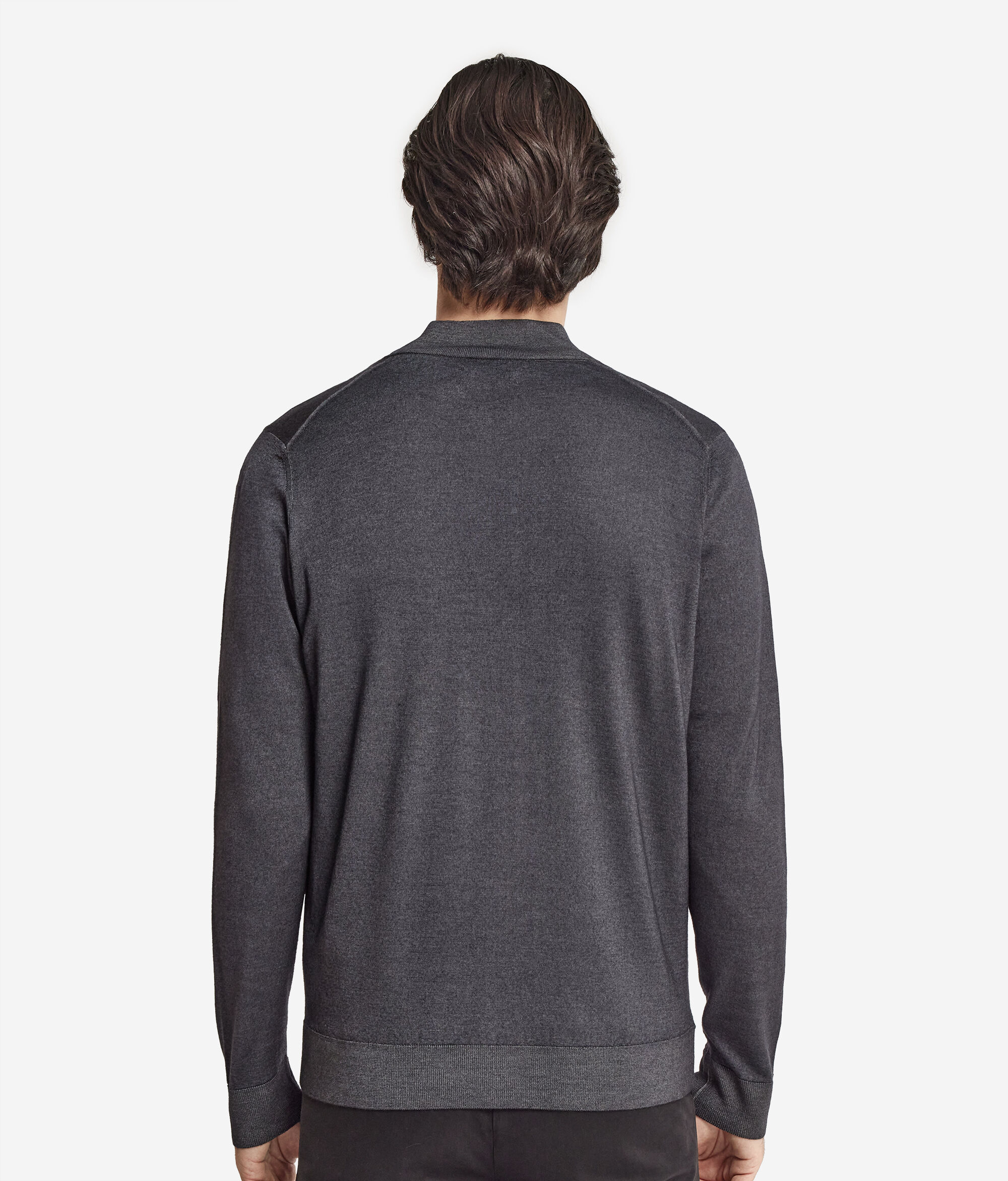 Cardigan mit Reißverschluss aus Kaschmir