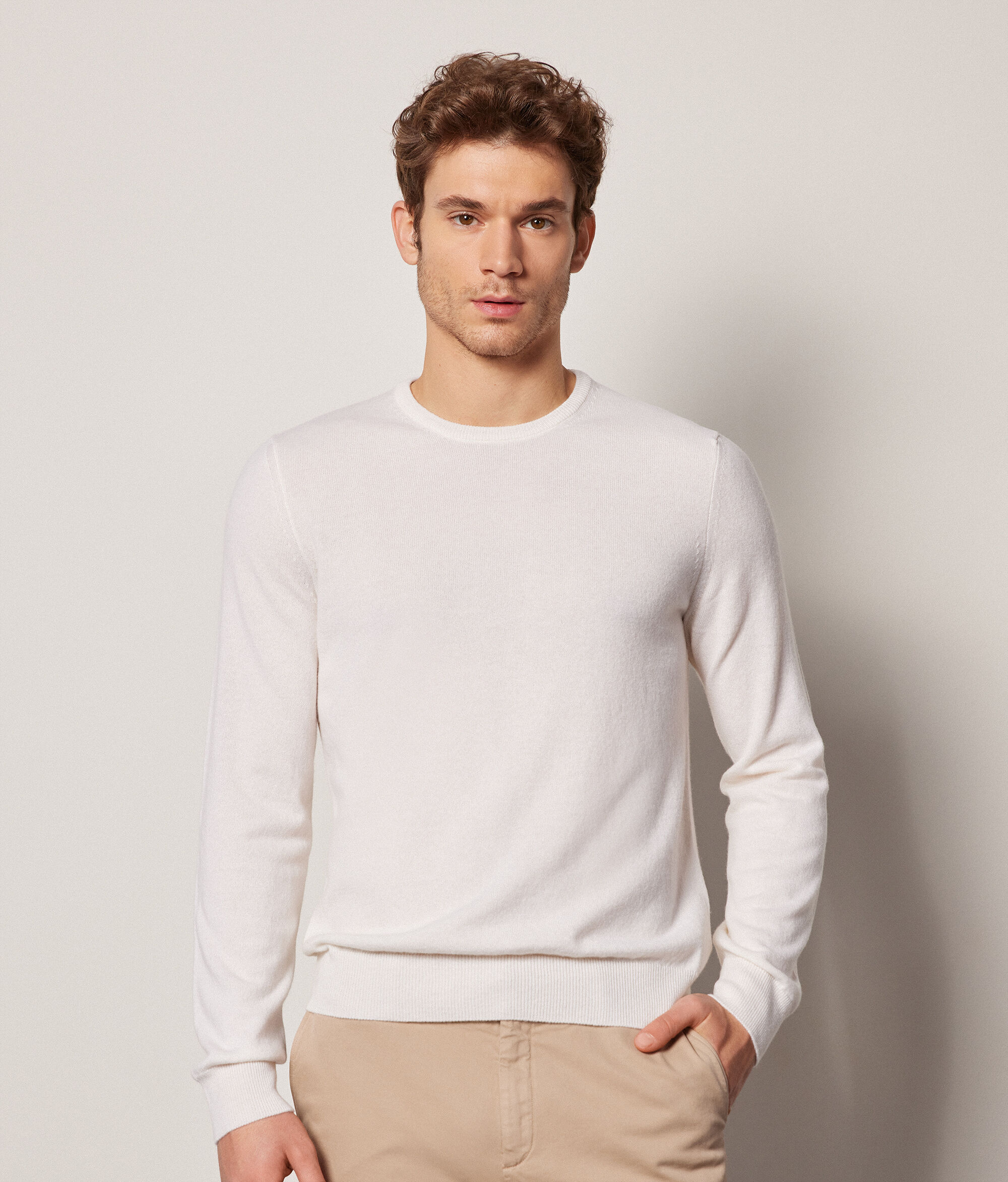Jersei de coll rodó de Cashmere Ultrasoft