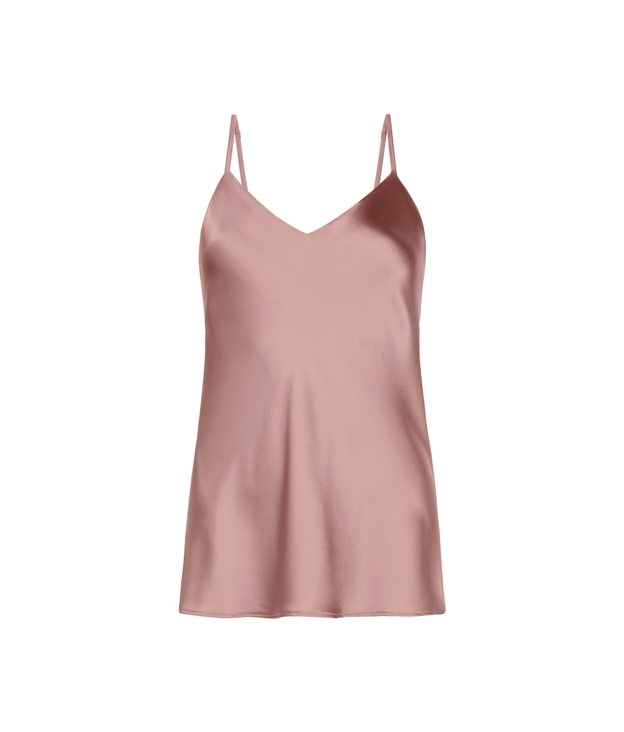 Silk Satin Camisole with Spaghetti Straps
