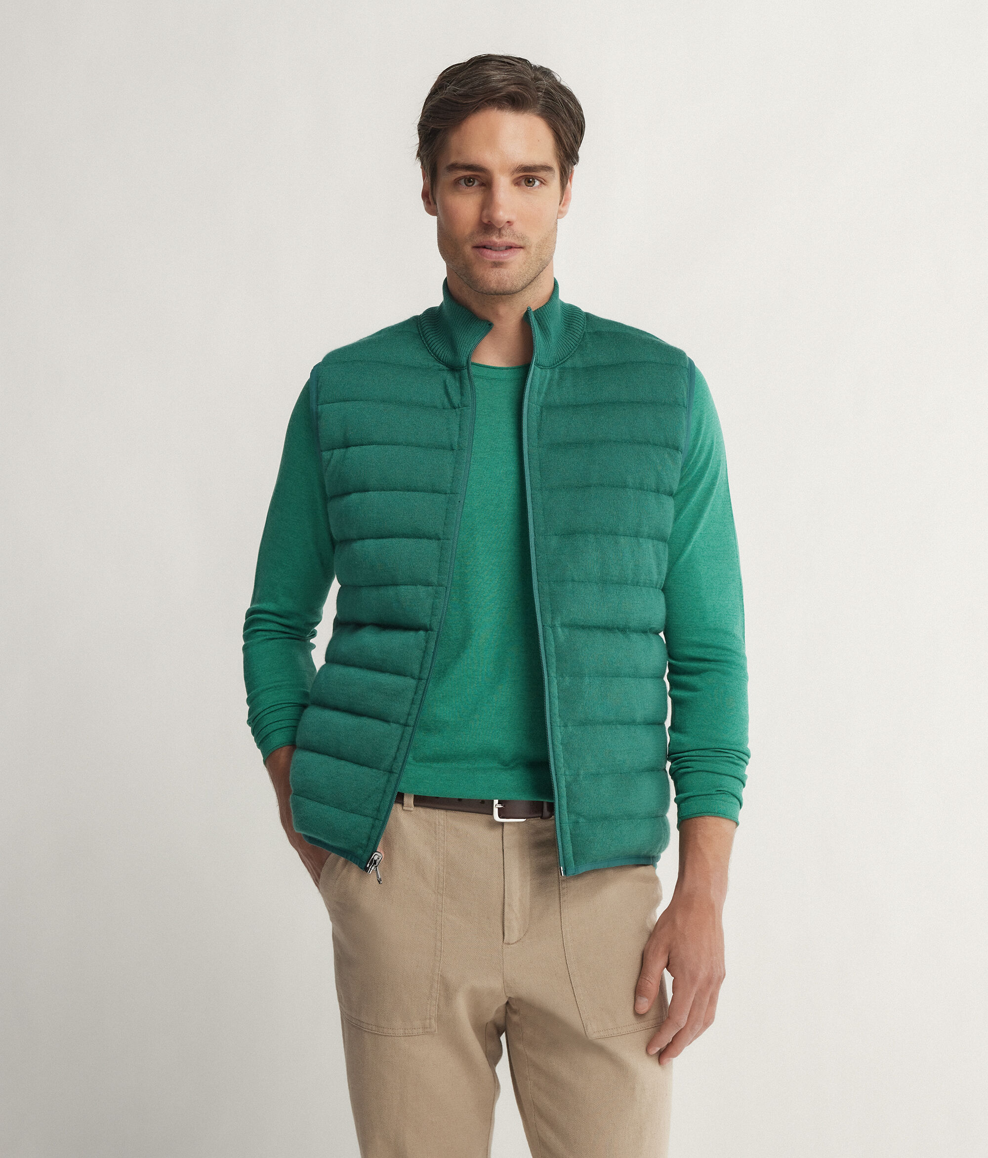 Piumino Reversibile in Cashmere