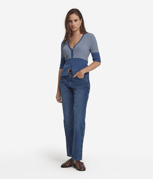 Ribbed Cotton Shrug