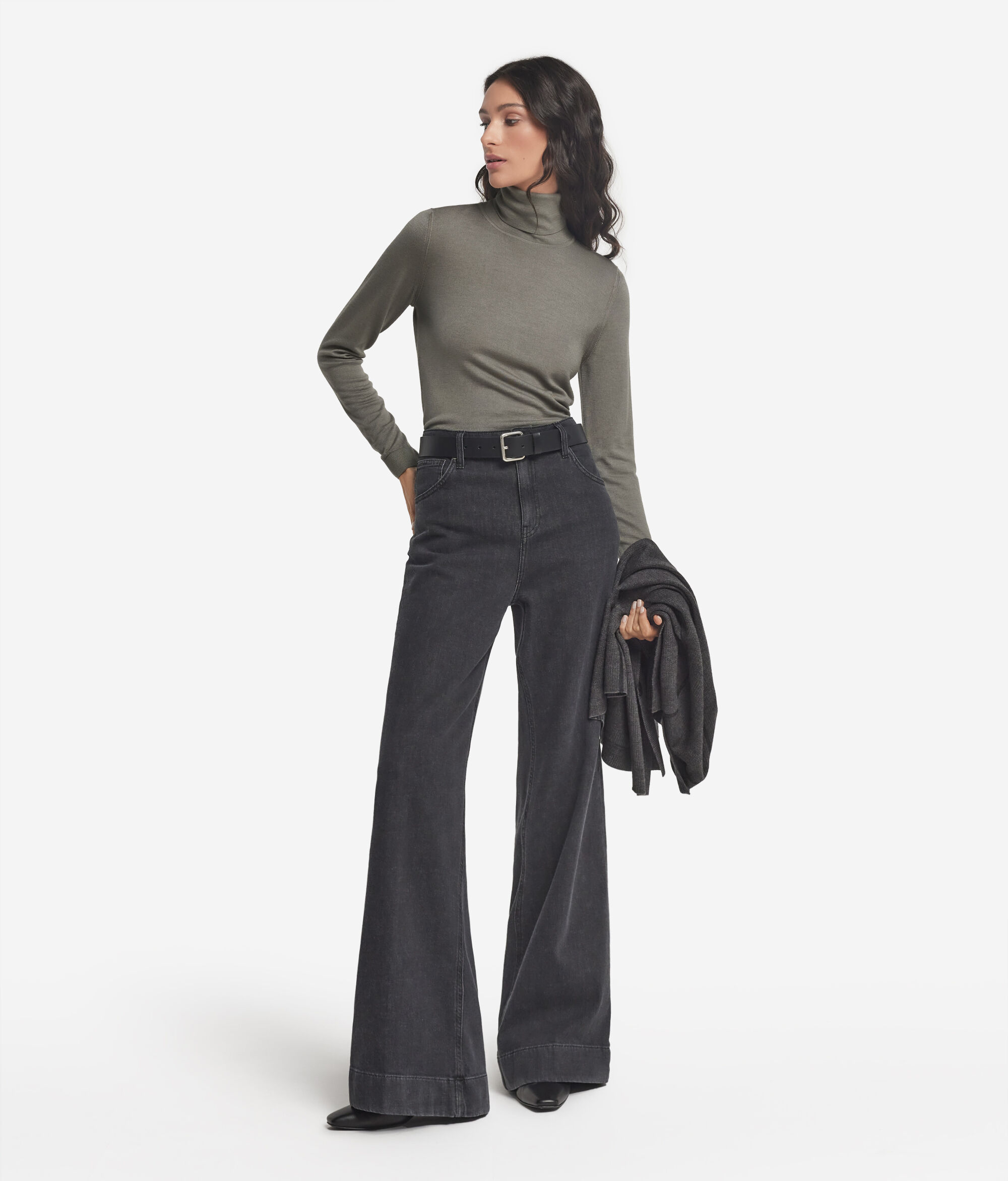 Ultrafine Cashmere Turtleneck Jumper