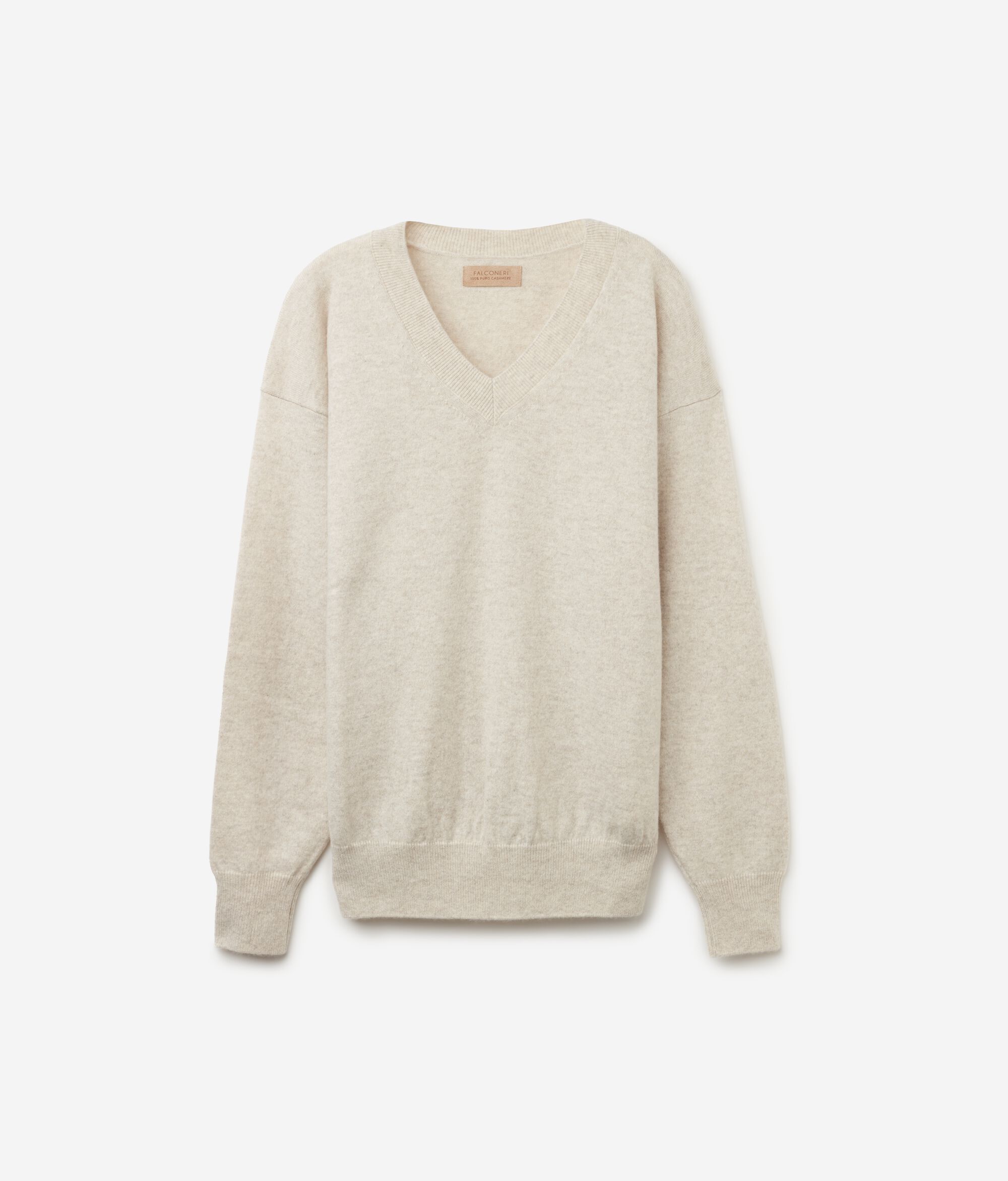 Pull à col V en cachemire ultra-doux