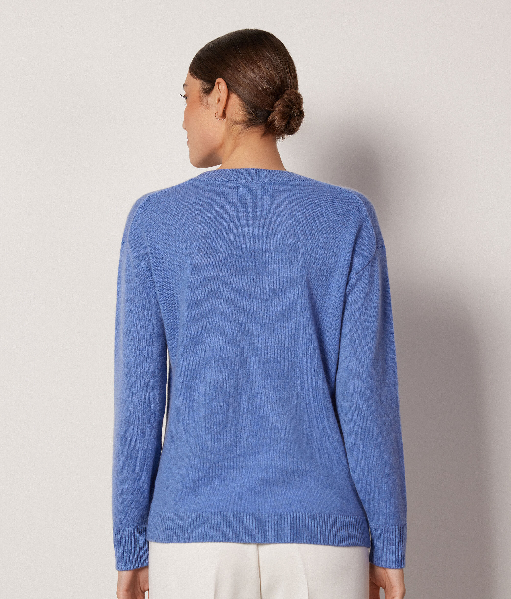 Pull femme en cachemire ultra-doux à col rond