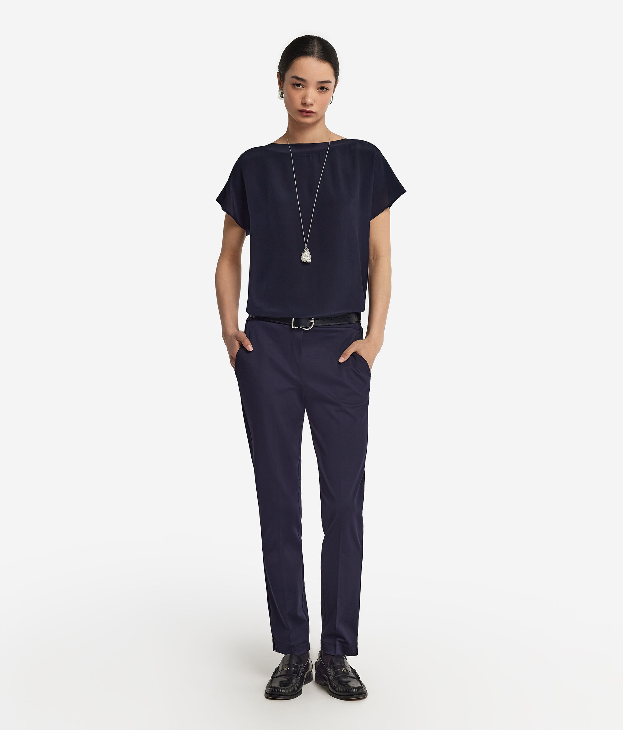 Блуза из шелка и модала