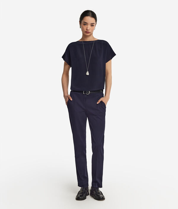 Блуза из шелка и модала