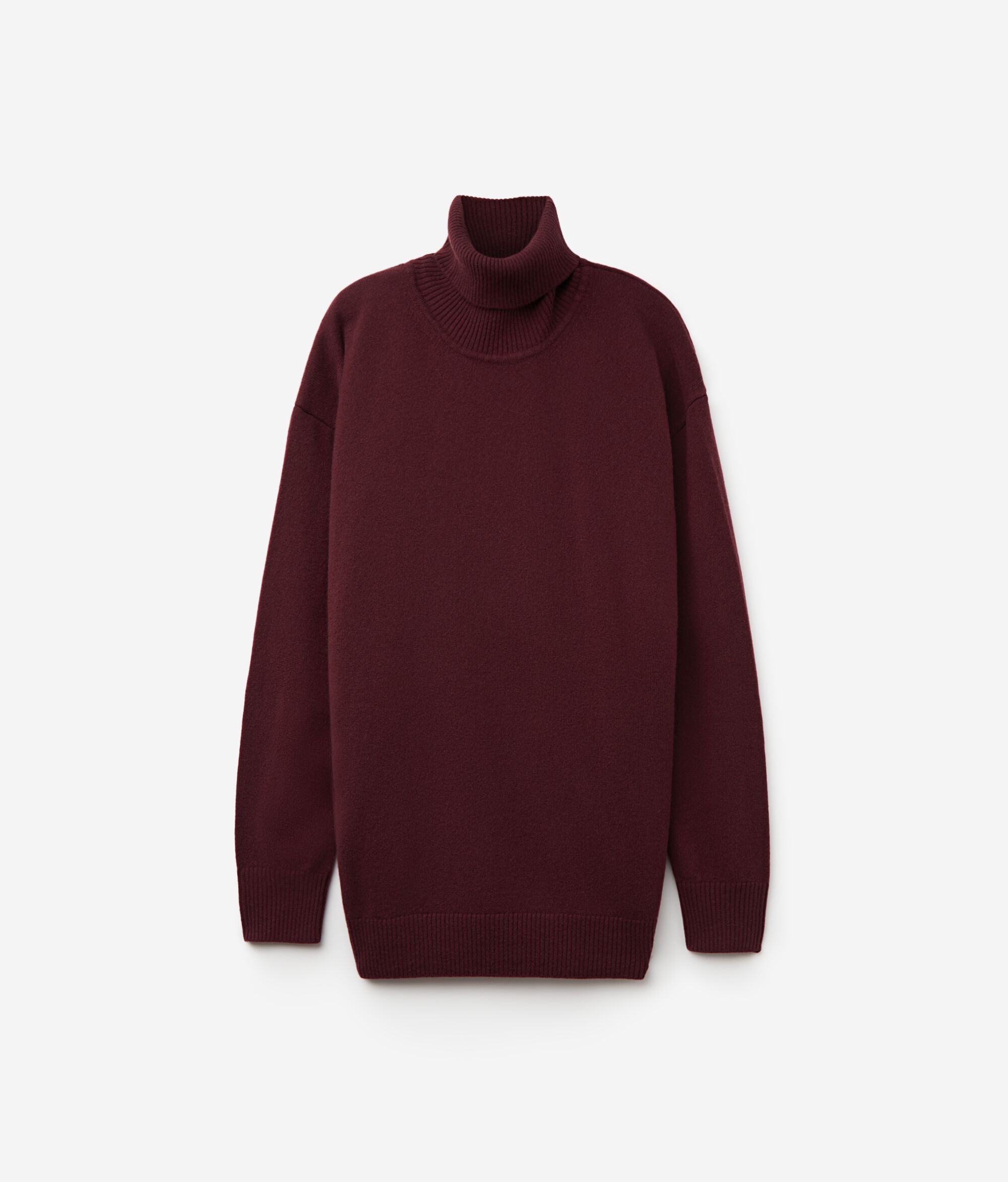 Rollkragenpullover aus Kaschmir Ultrasoft mit Schlitzen