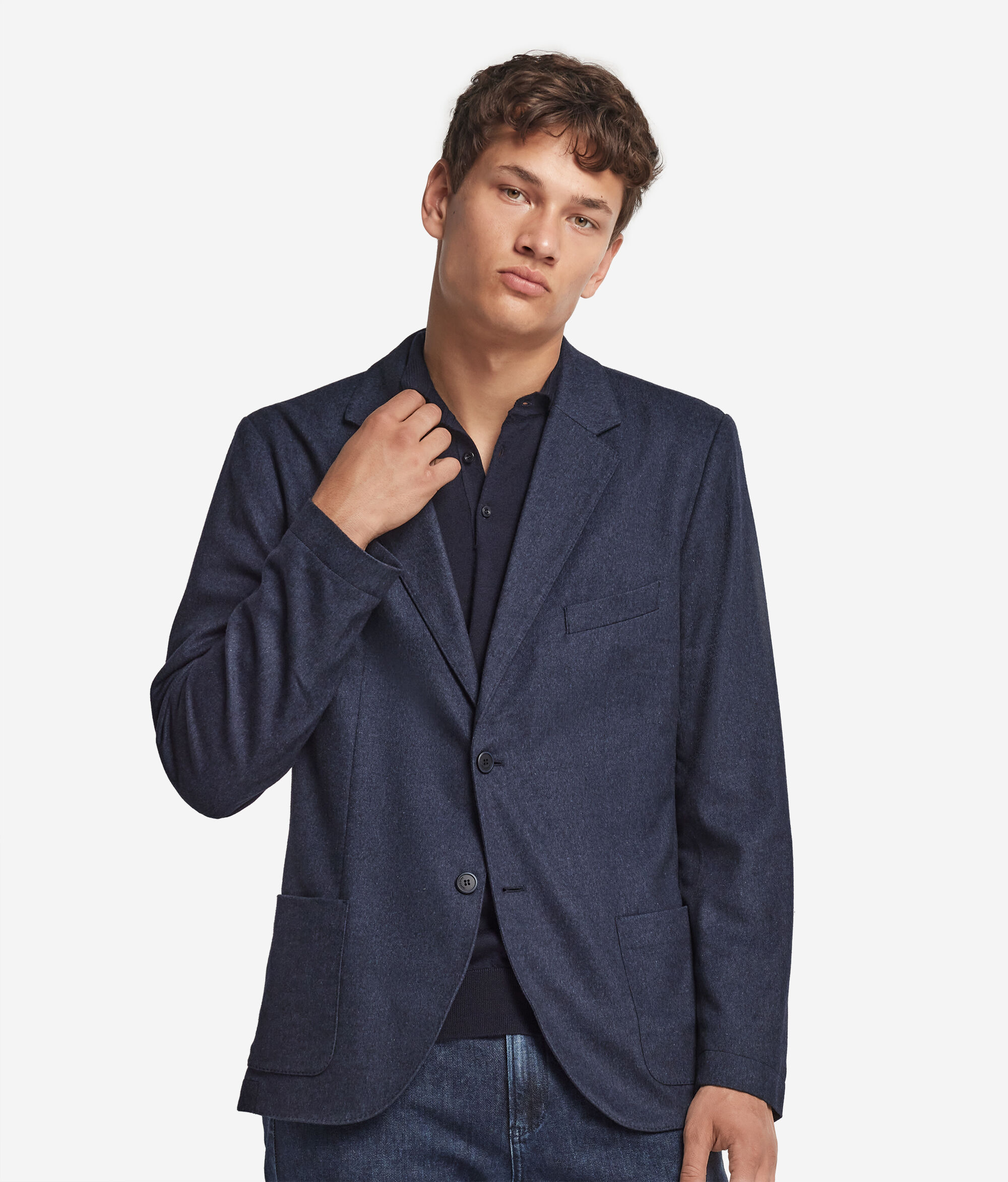 Пиджак из кашемира и шелка