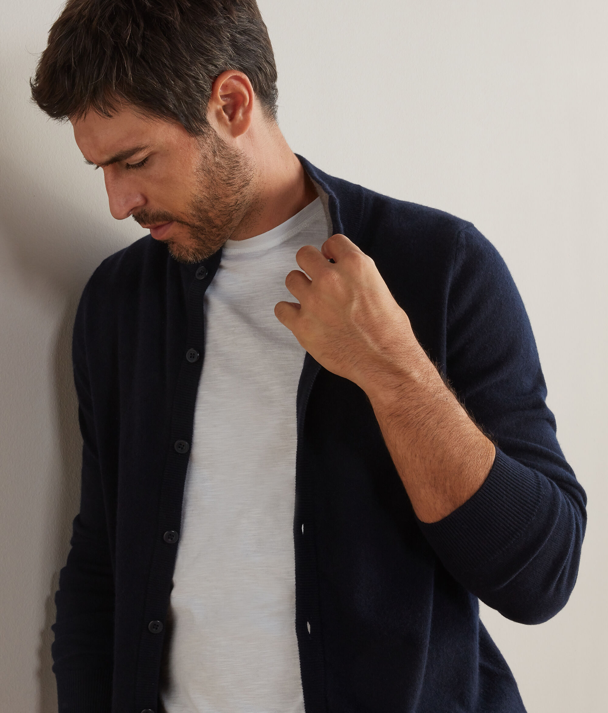 Cardigan in Cashmere Ultrasoft con Bottoni