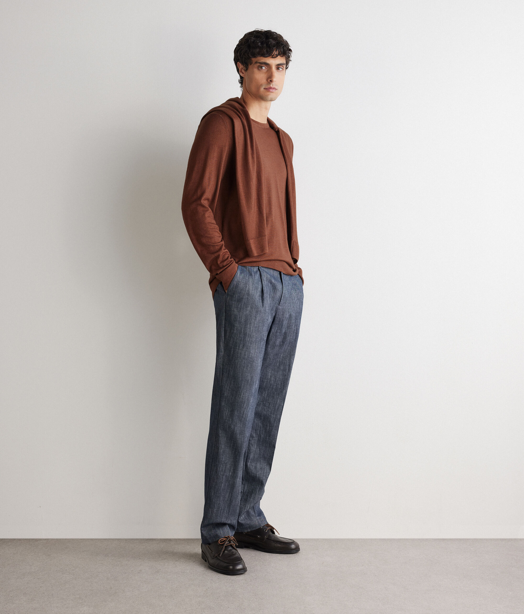 Round-Neck Ultrafine Cashmere Jumper