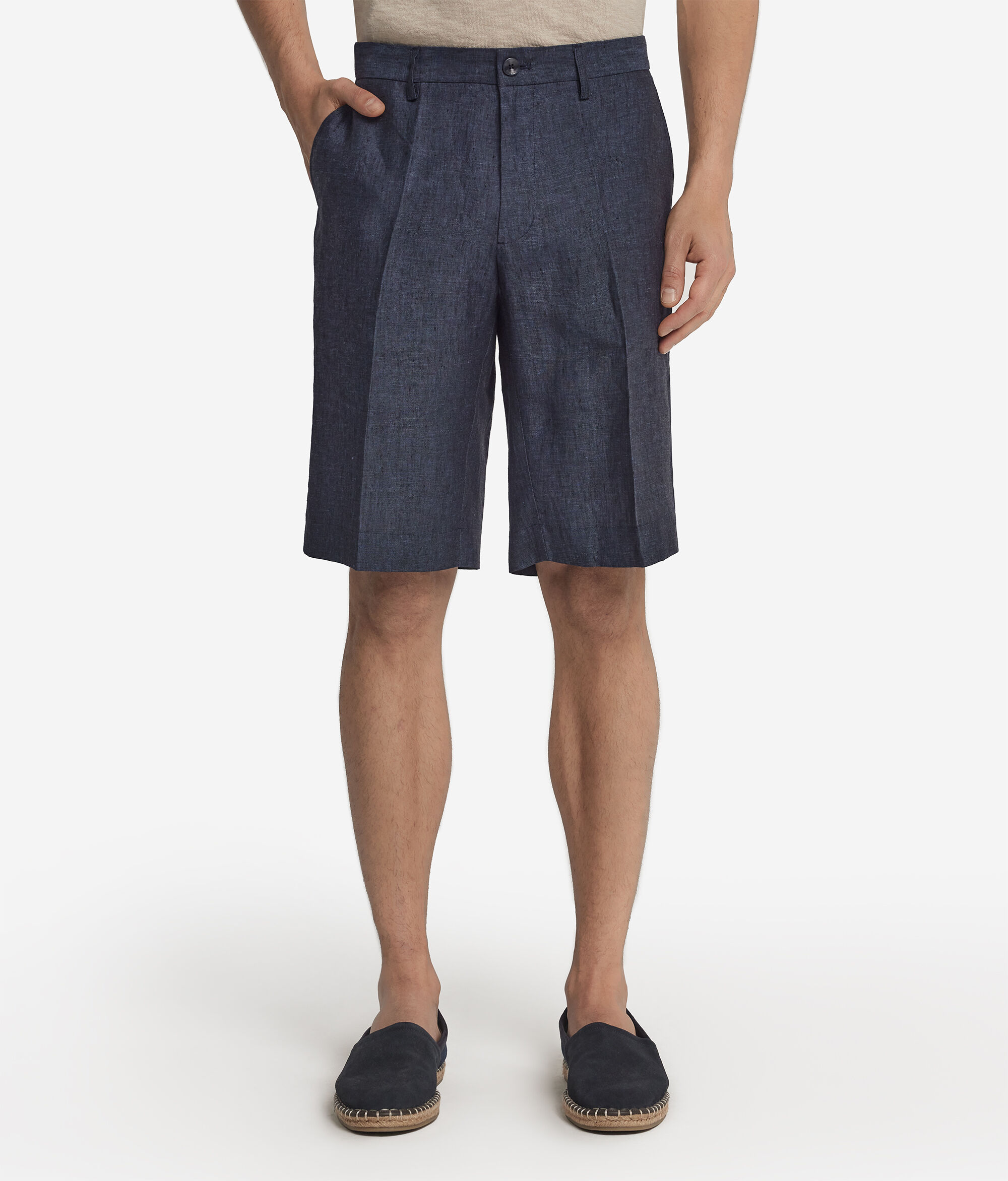 Шорты изо льна