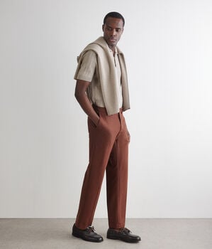 Polo motivo trecce coste