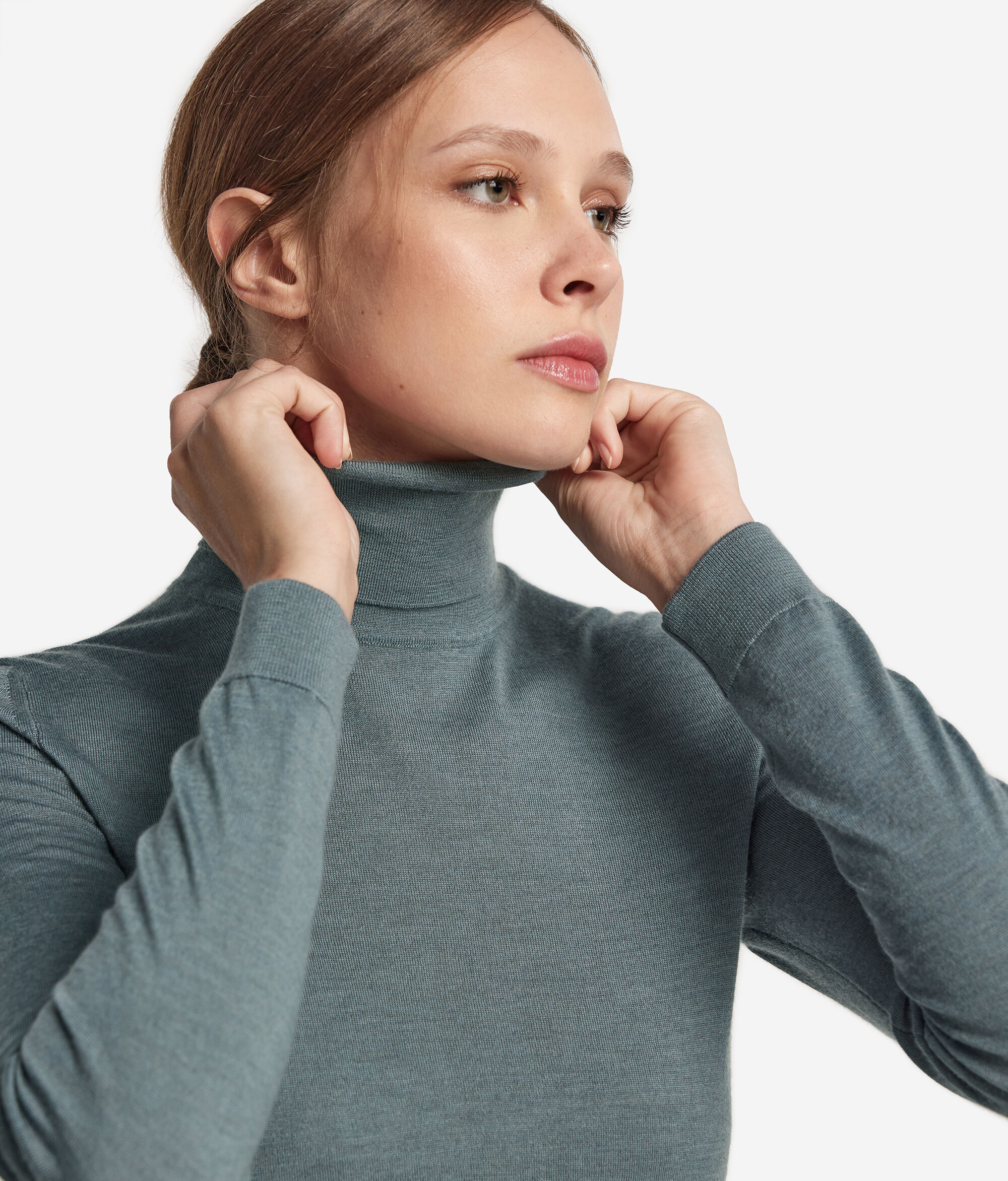 Ultrafine Cashmere Turtleneck Jumper