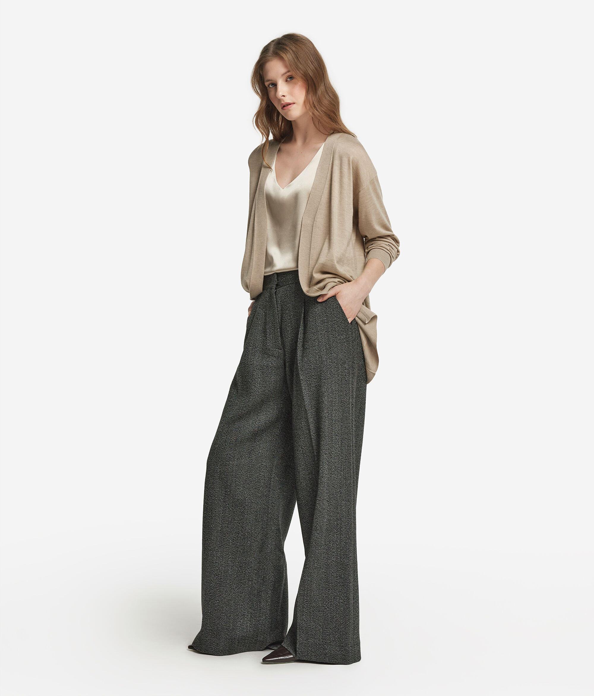 Ultrafine cashmere cardigan