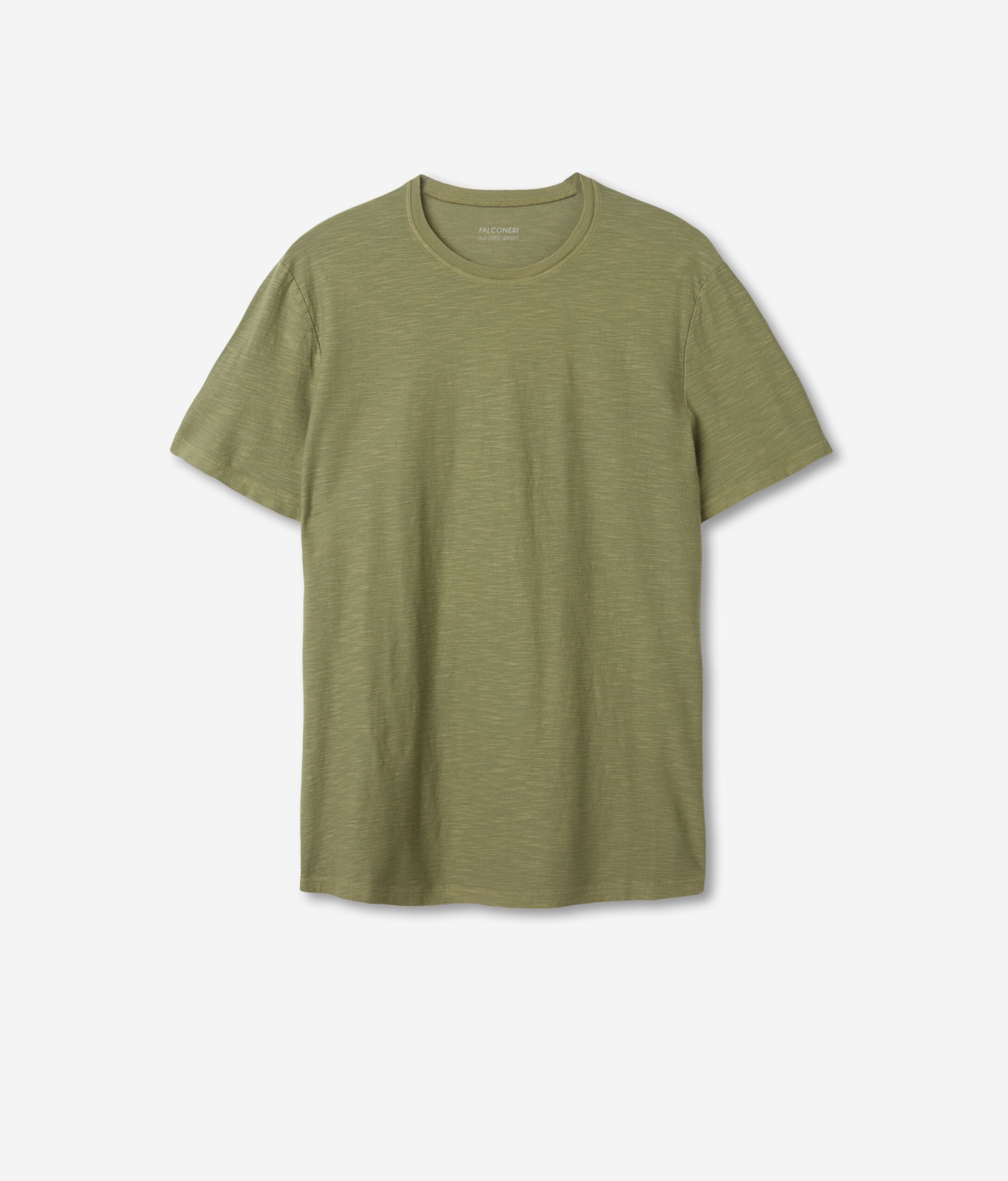 スラブコットン Tシャツ ツイスト