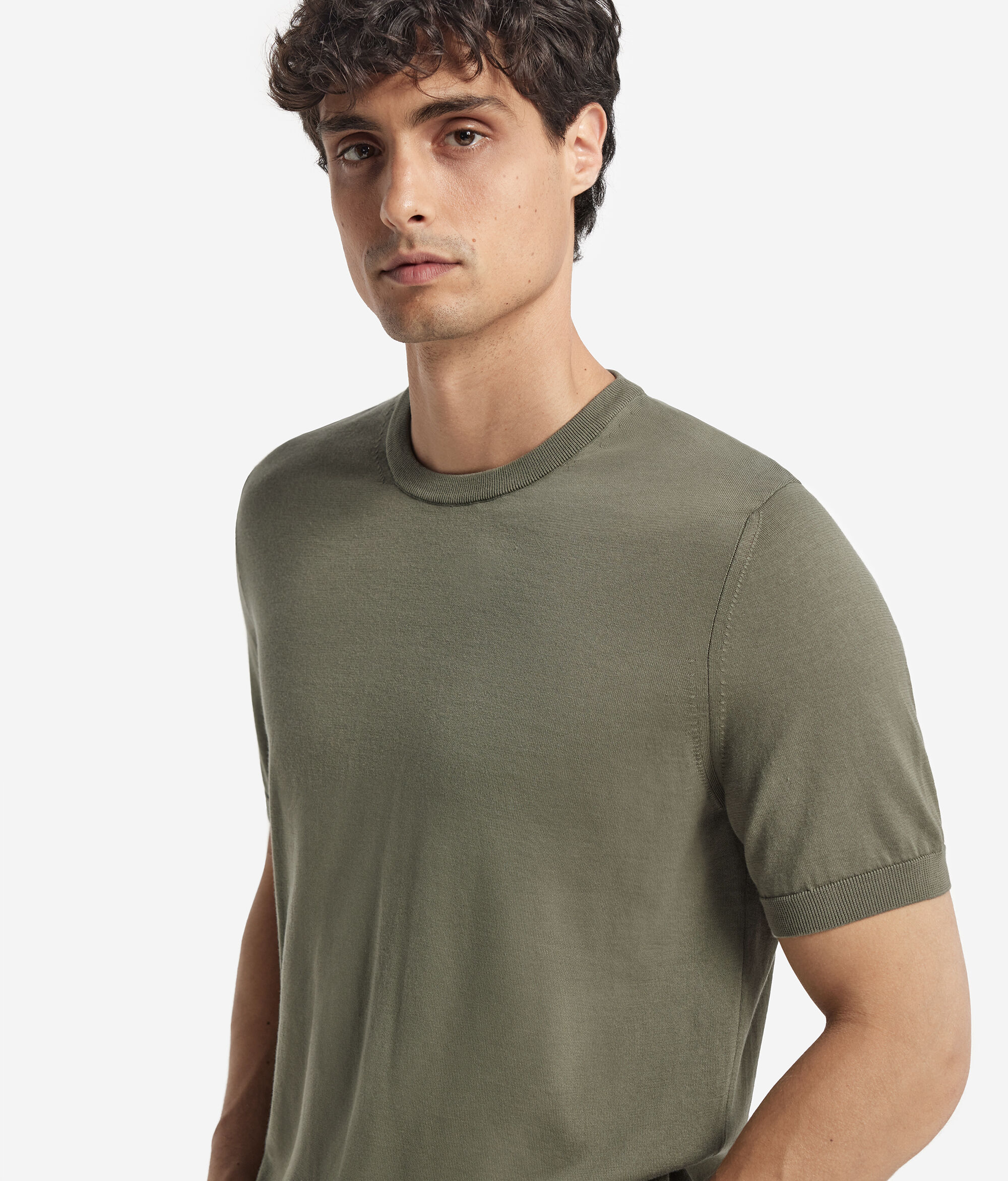 Fresh Cotton Short-Sleeved Round-Neck T-Shirt