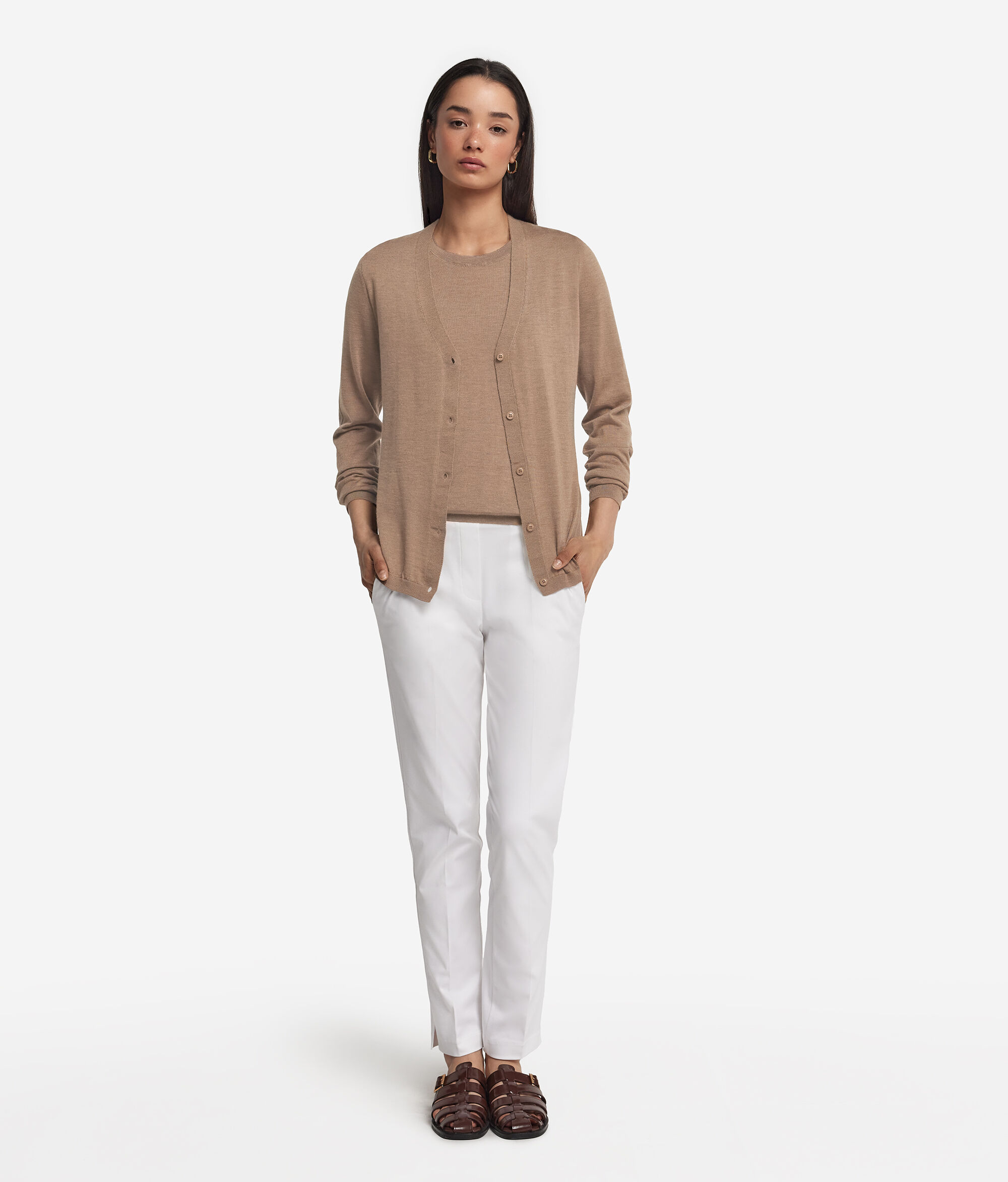 Ζακέτα με Λαιμόκοψη V από Ultrafine Cashmere