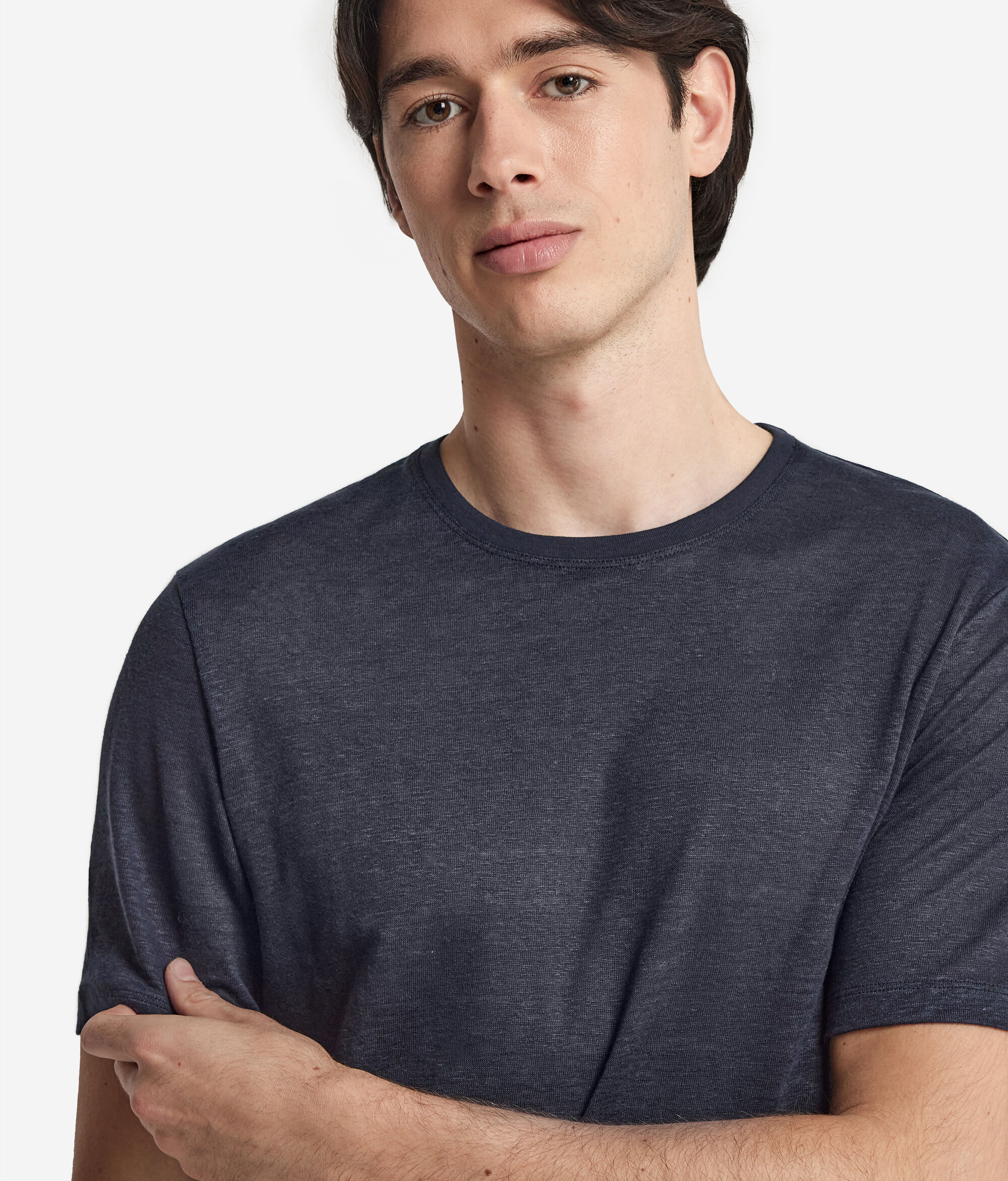 Leinen-T-Shirt