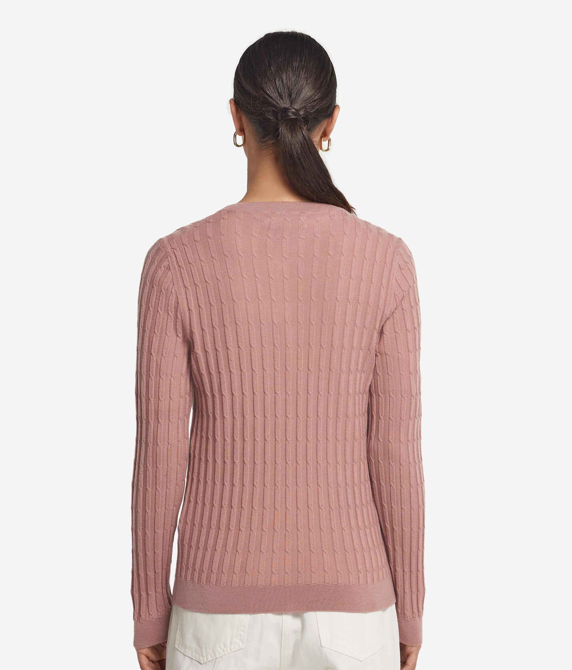 Ζακέτα από Ultrafine Cashmere με Πλεξίδες