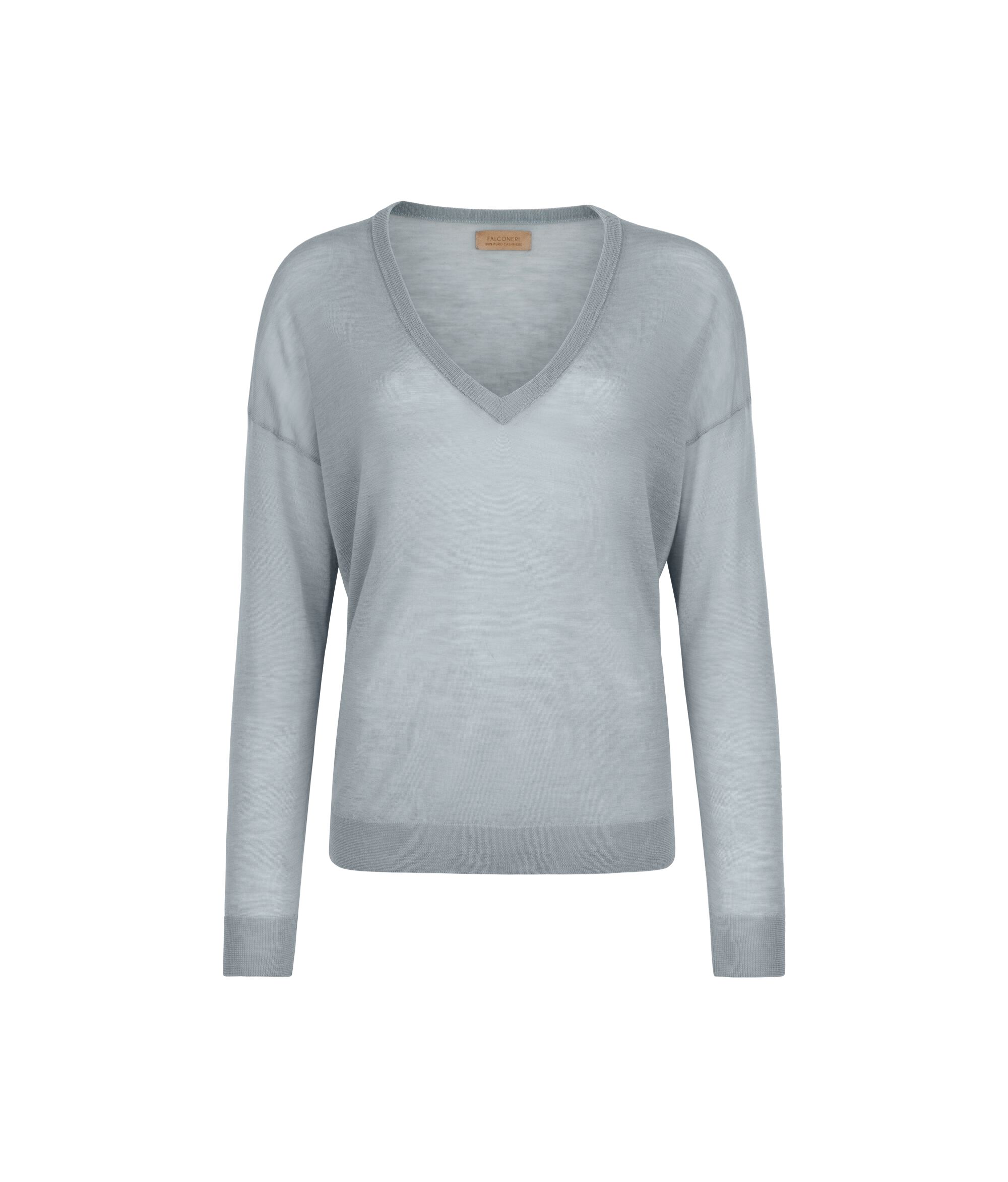 Bluzka z głębokim dekoltem w serek Cashmere Airfine