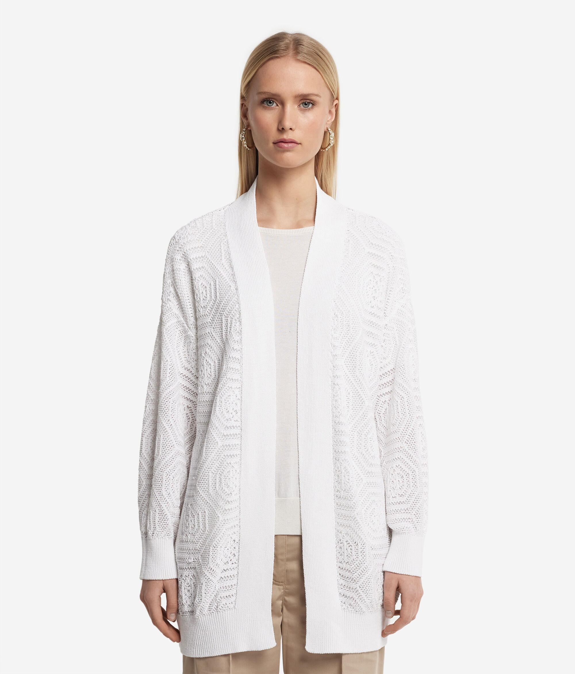 Kimono mit geometrischem Design