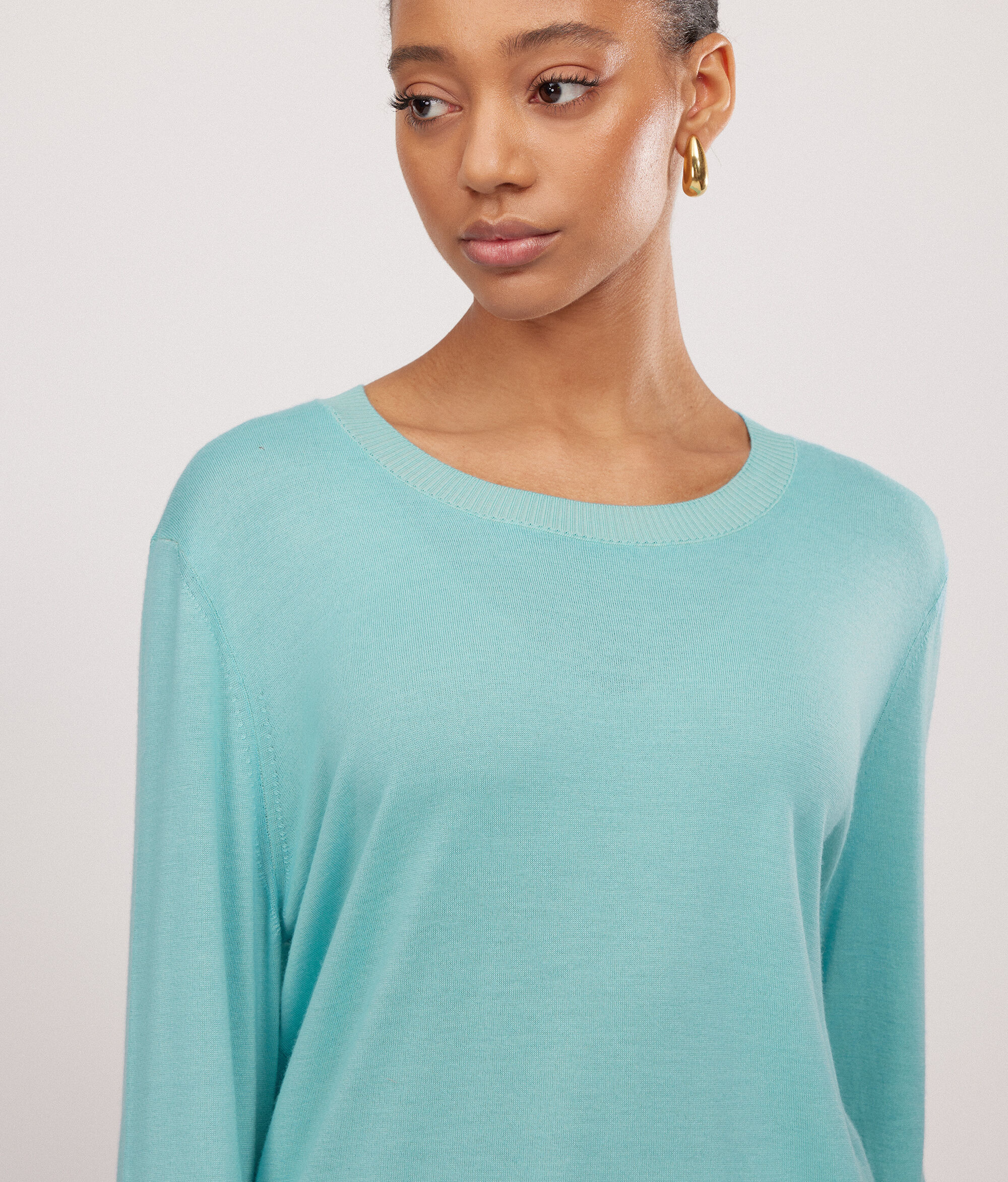 Round-Neck Ultrafine Cashmere Jumper