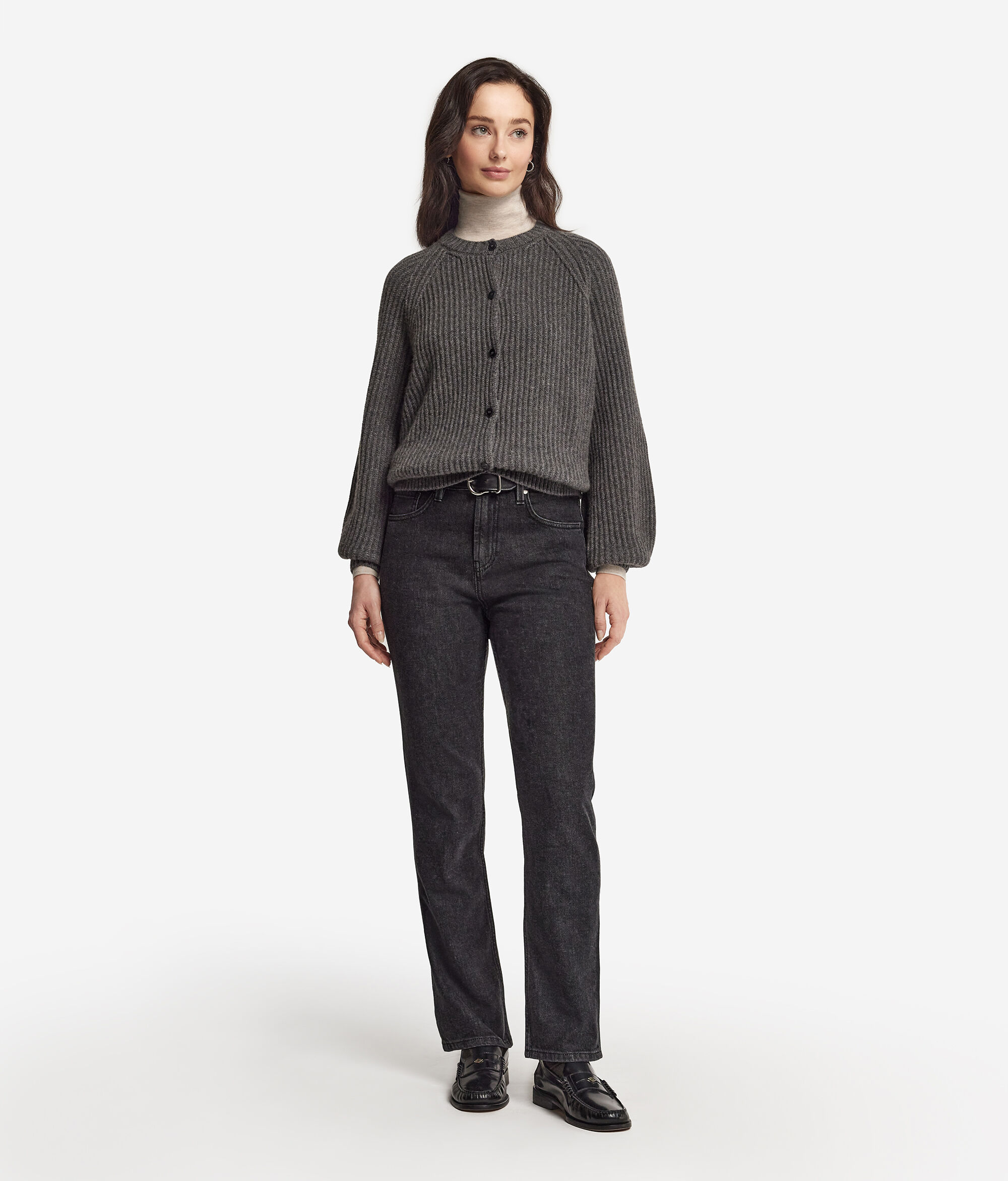 Cashmere and Denim Trousers