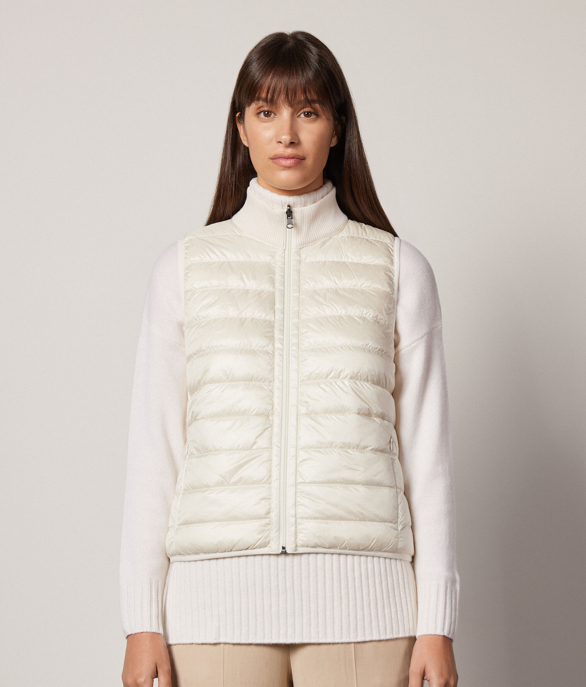 Reversible Cashmere Down Gilet