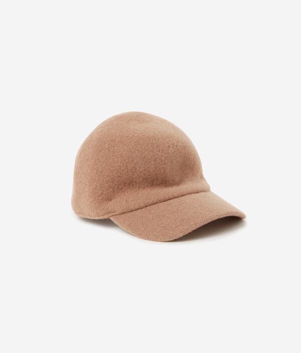 Casquette en laine à visière