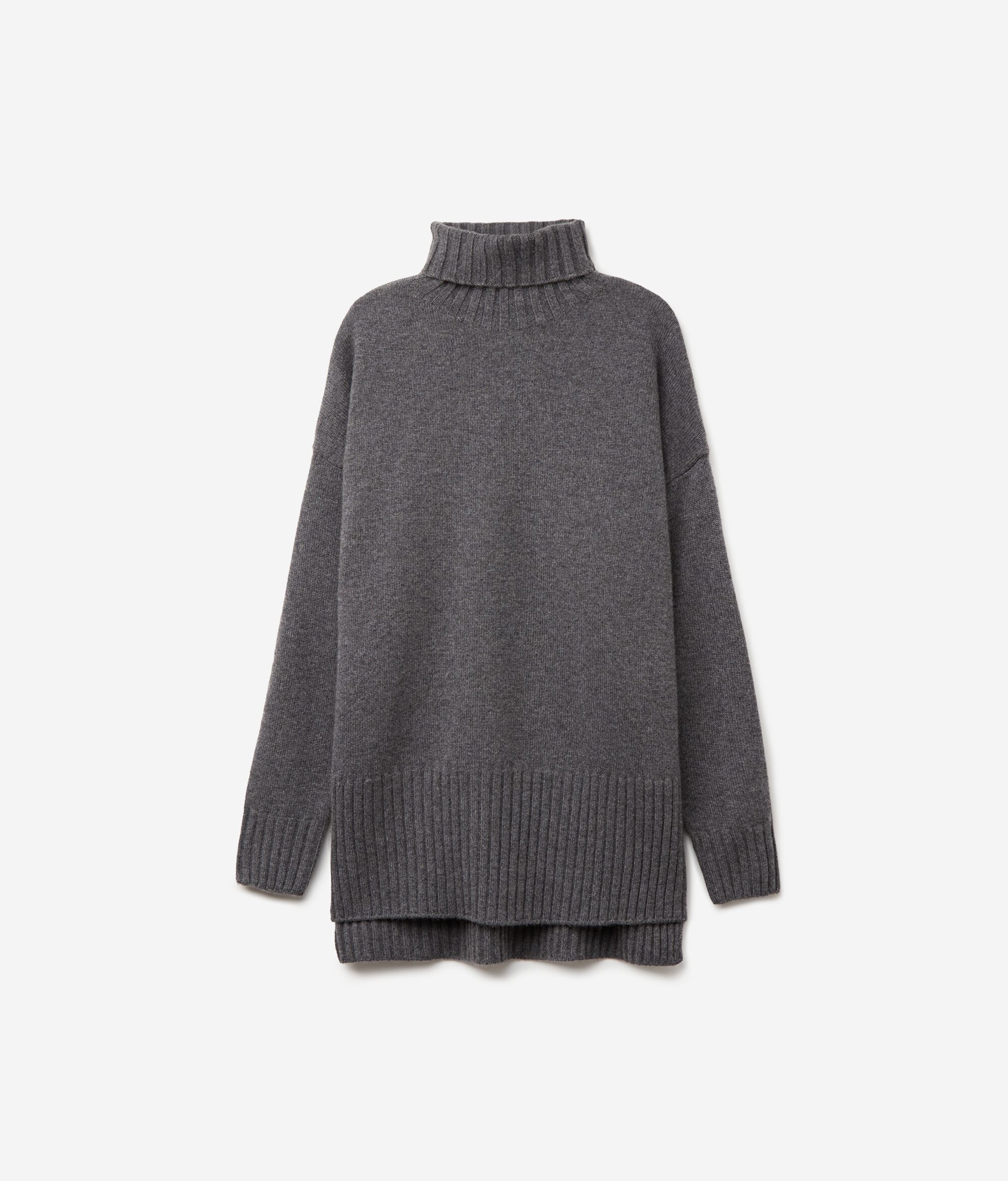 Ultrasoft Cashmere Turtleneck Maxi Jumper