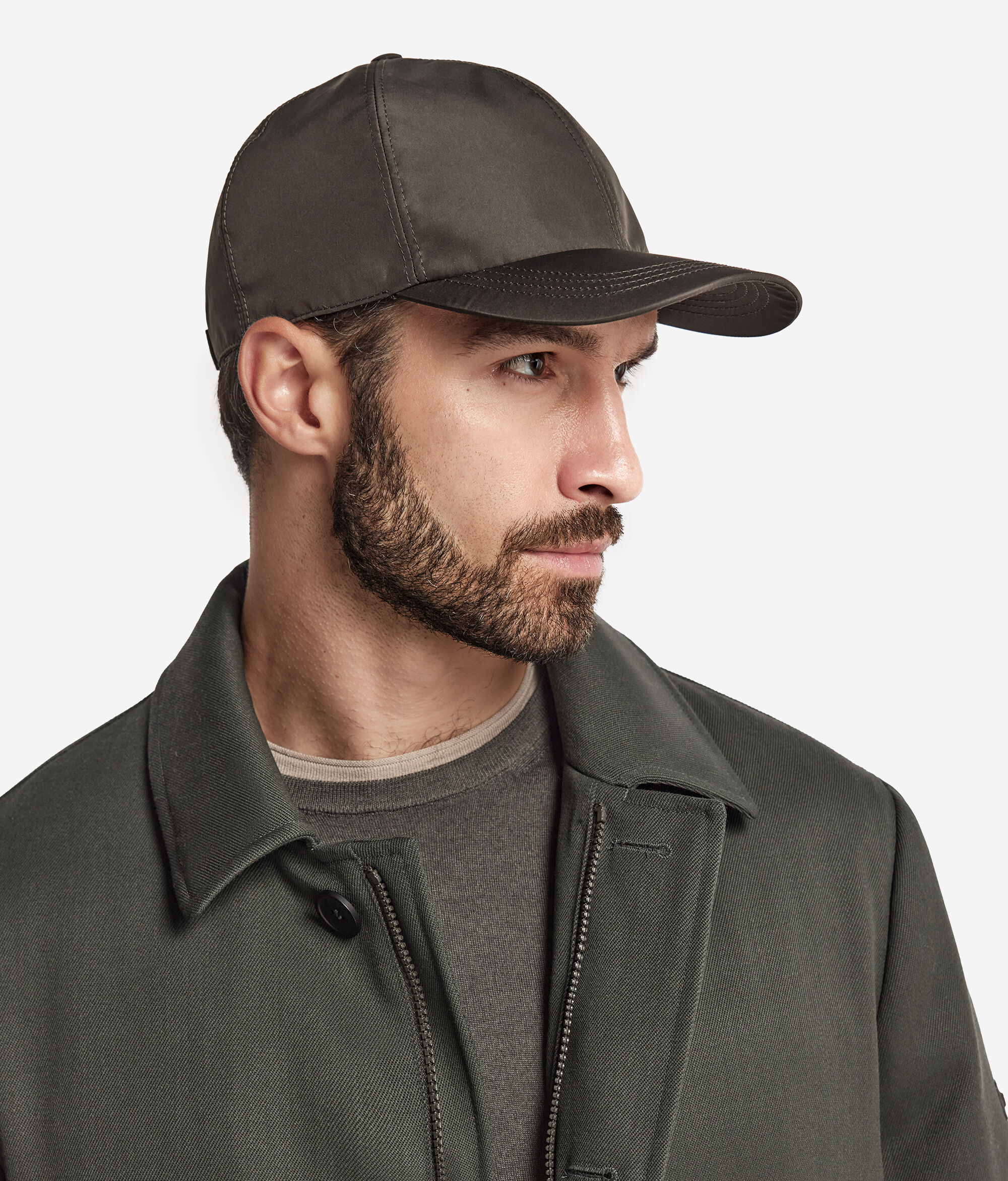 Technical Baseball Cap with Ultrafine Cashmere Lining