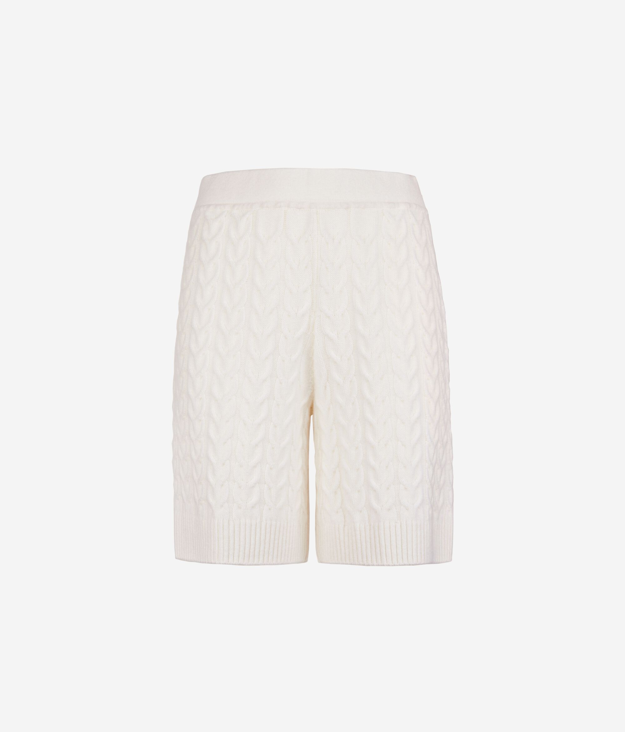 Ultrasoft Cashmere cable stitch shorts