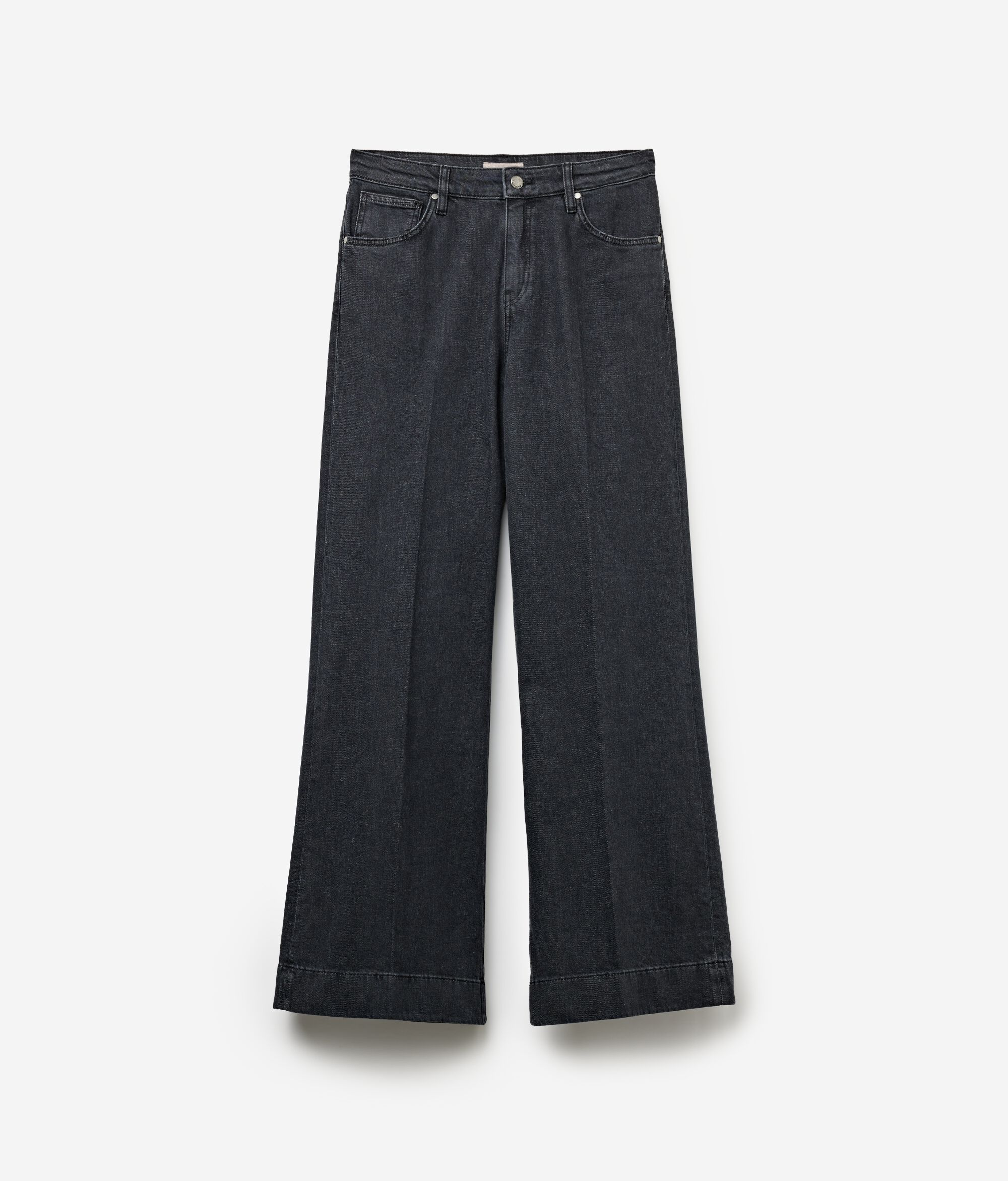 Cashmere Denim Flare Trousers