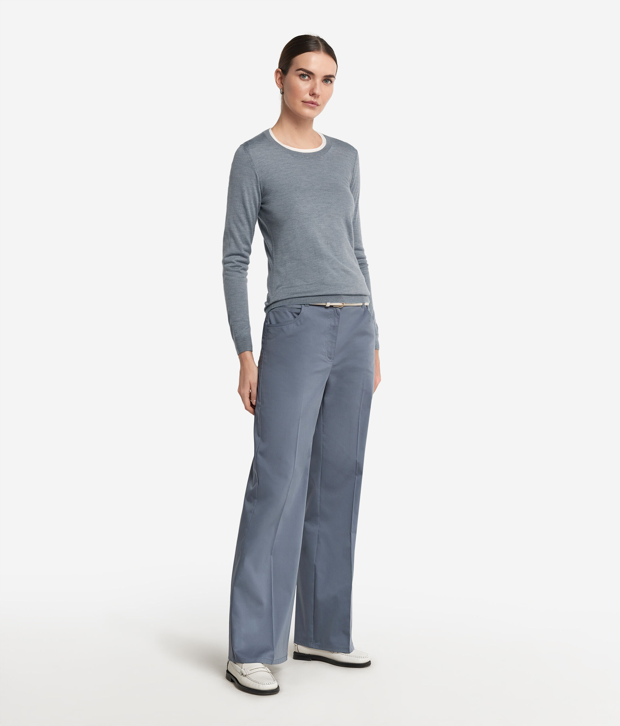 Μπλούζα με Στρογγυλή Λαιμόκοψη από Ultrafine Cashmere