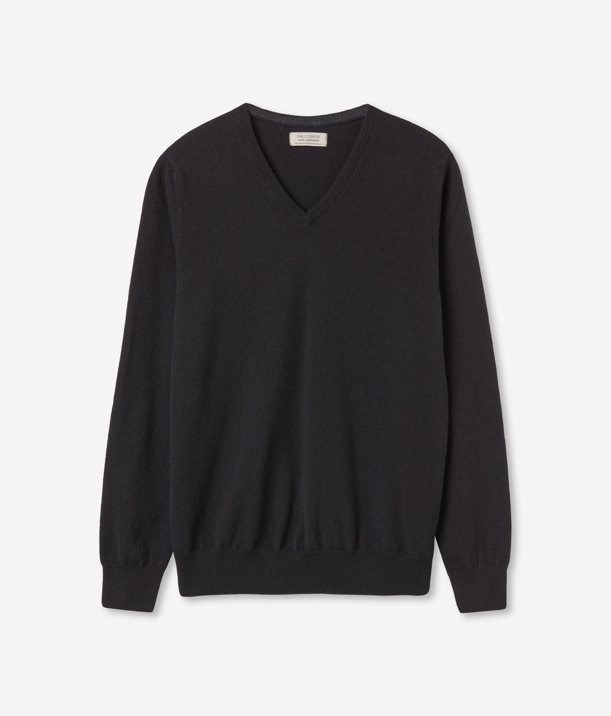 Camisola com Decote em V em Ultrasoft Cashmere
