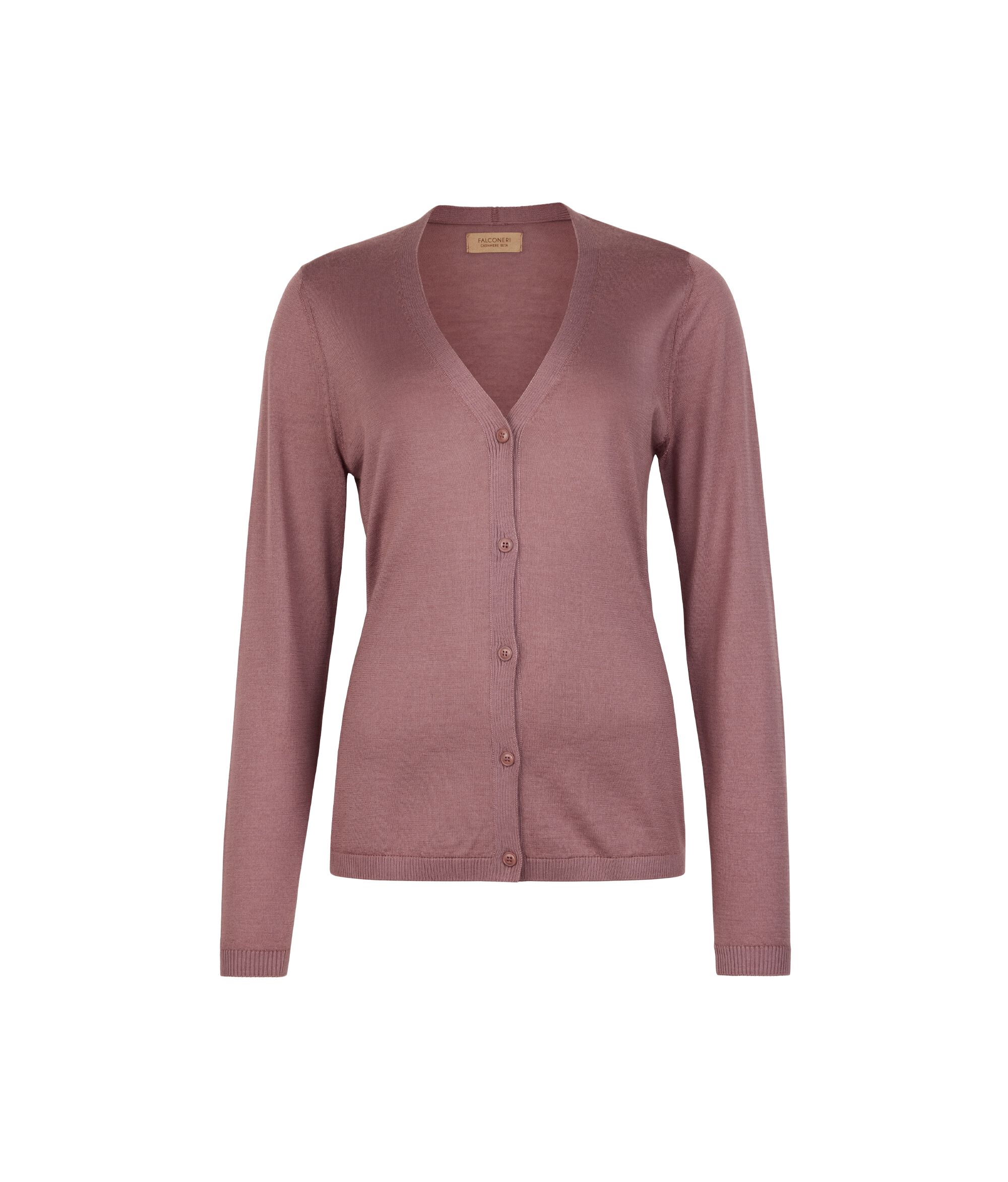 Silkfine Cashmere V-neck lightweight cardigan