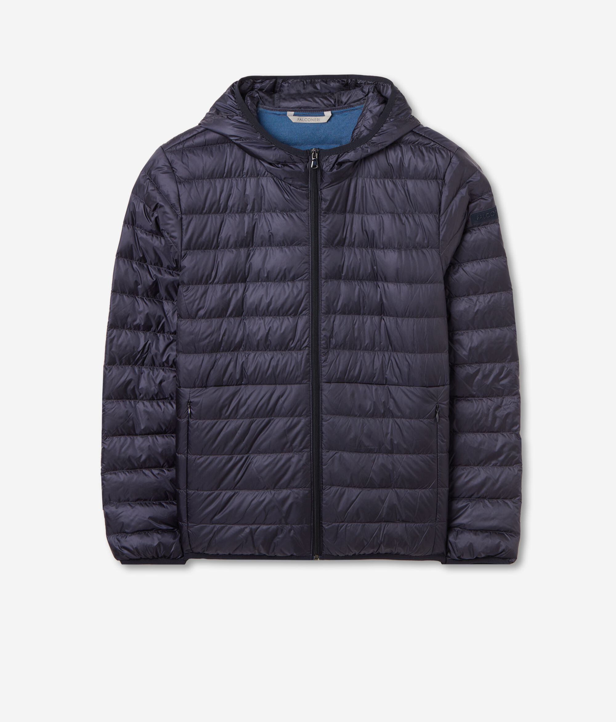 Piumino in Cashmere con cappuccio