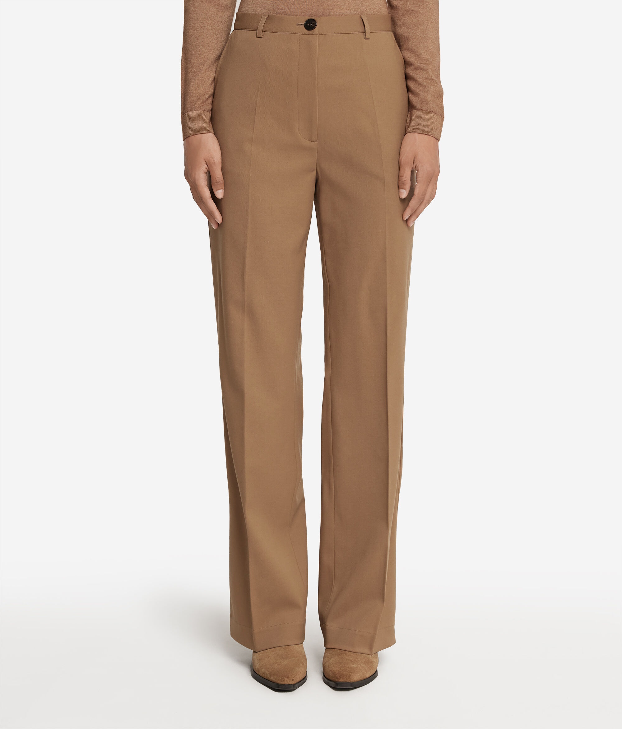 Pantalone a Sigaretta in Lana