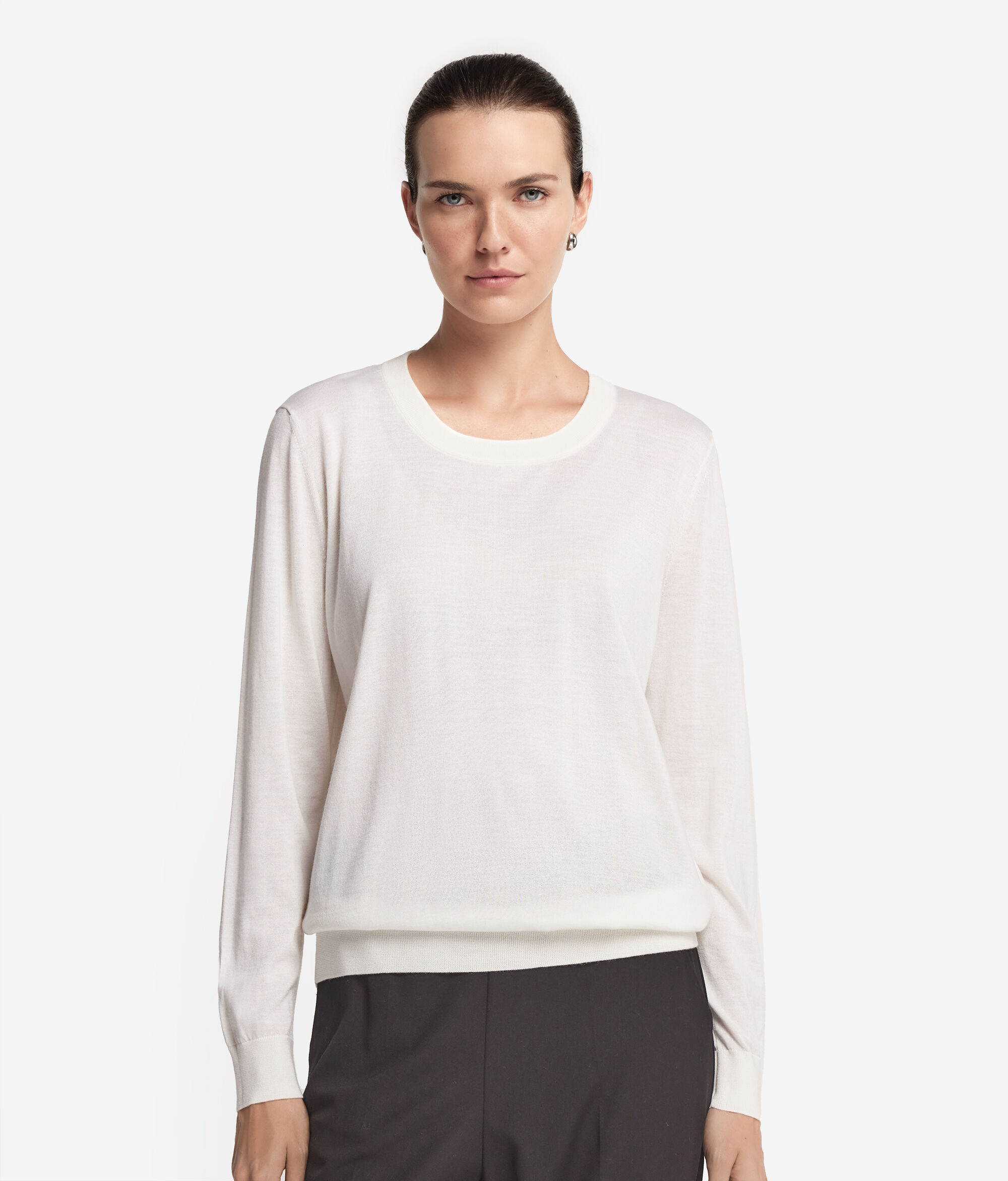 Maglia girocollo in Cashmere Ultrafine