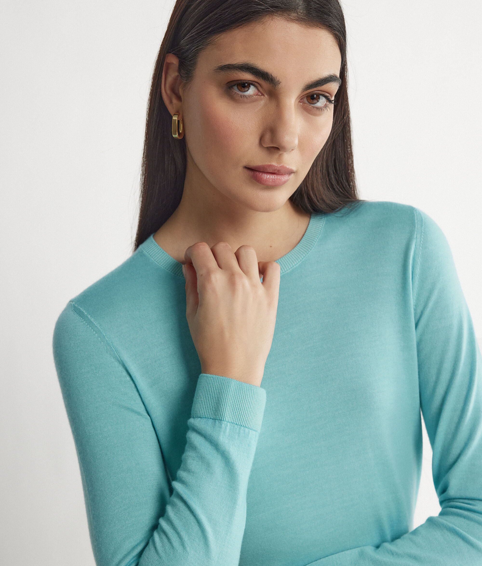 Maglia Girocollo in Cashmere Ultrafine