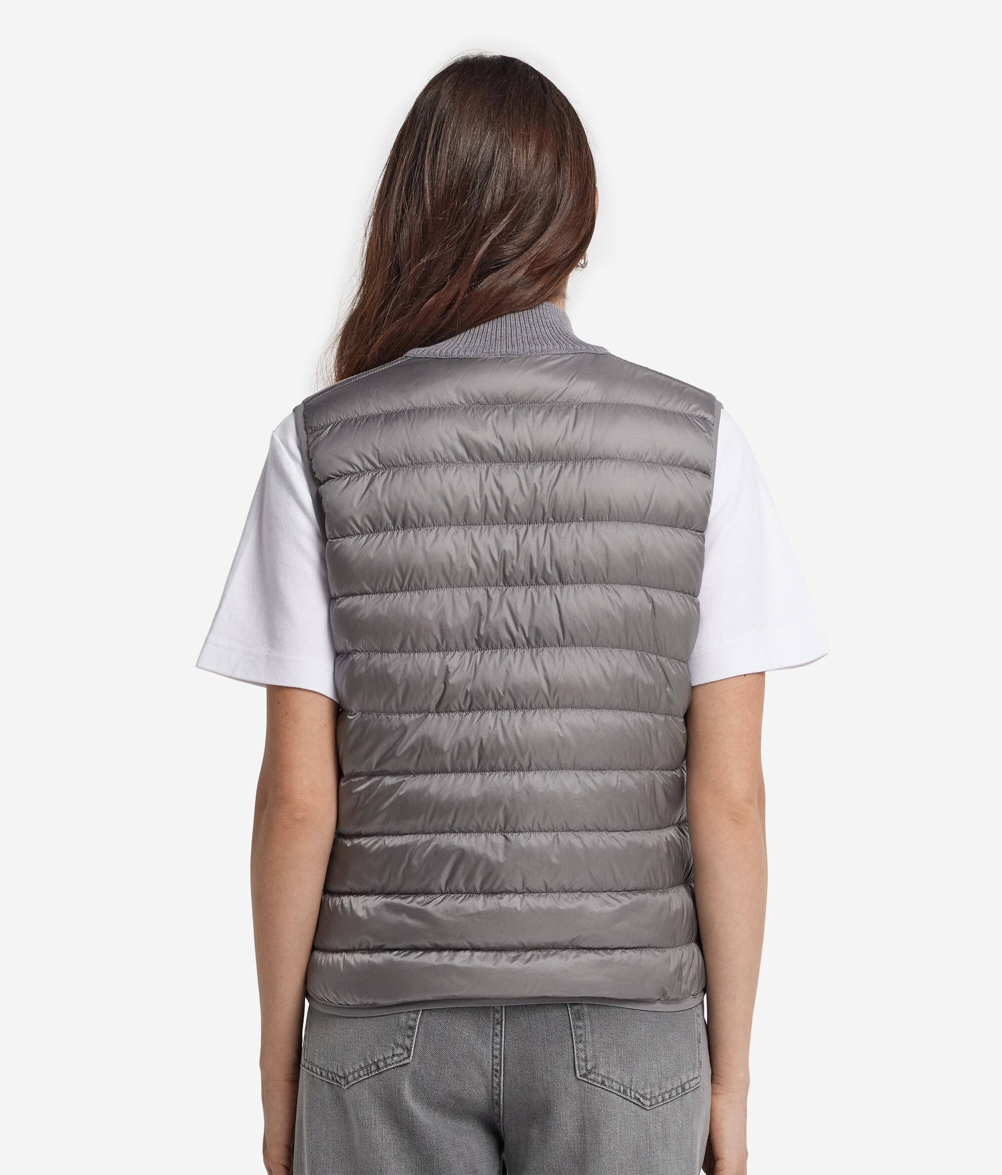 Daunenjacke zum Wenden aus Kaschmir