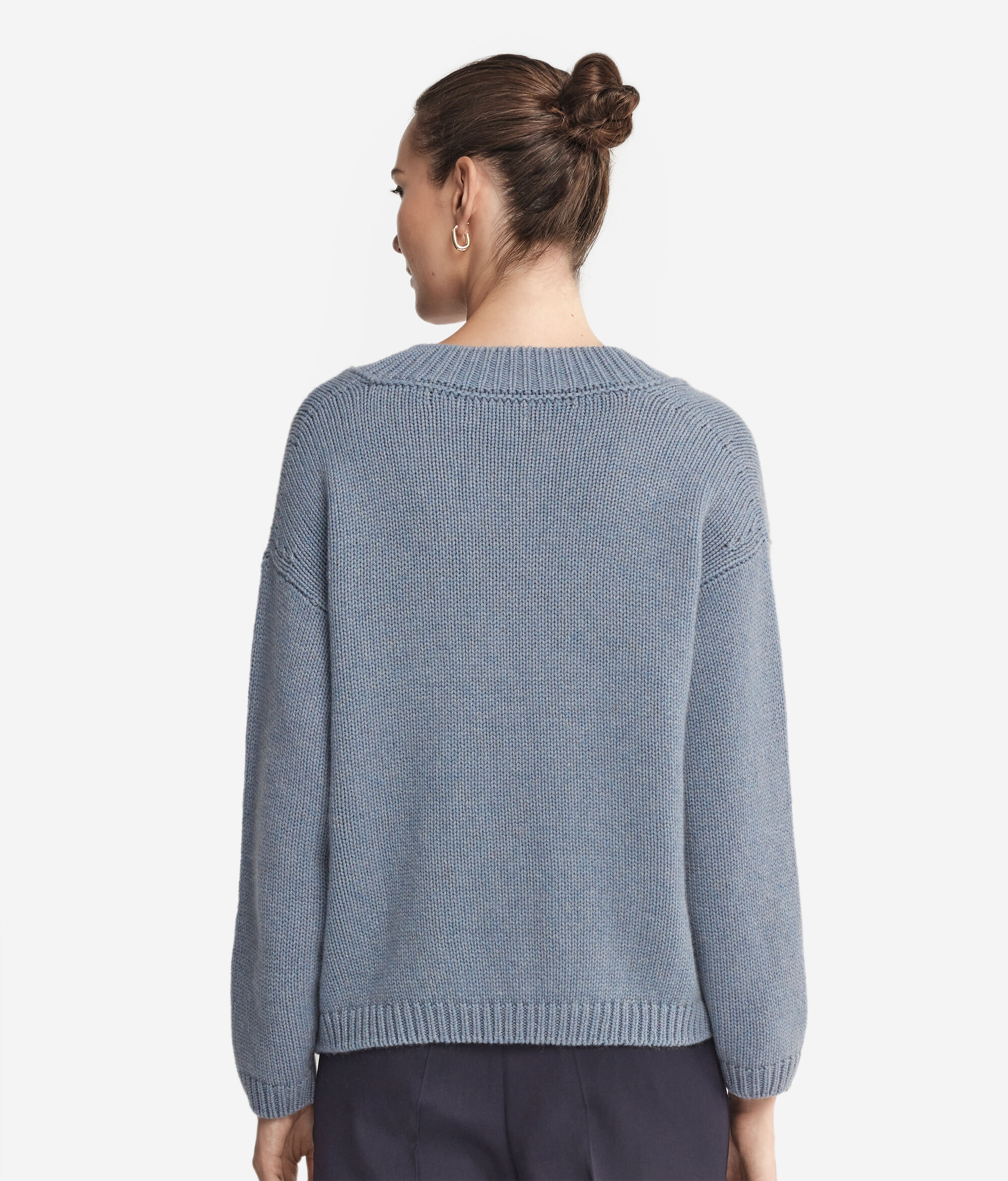 Ultrasoft Cashmere Tricot V-Neck Jumper