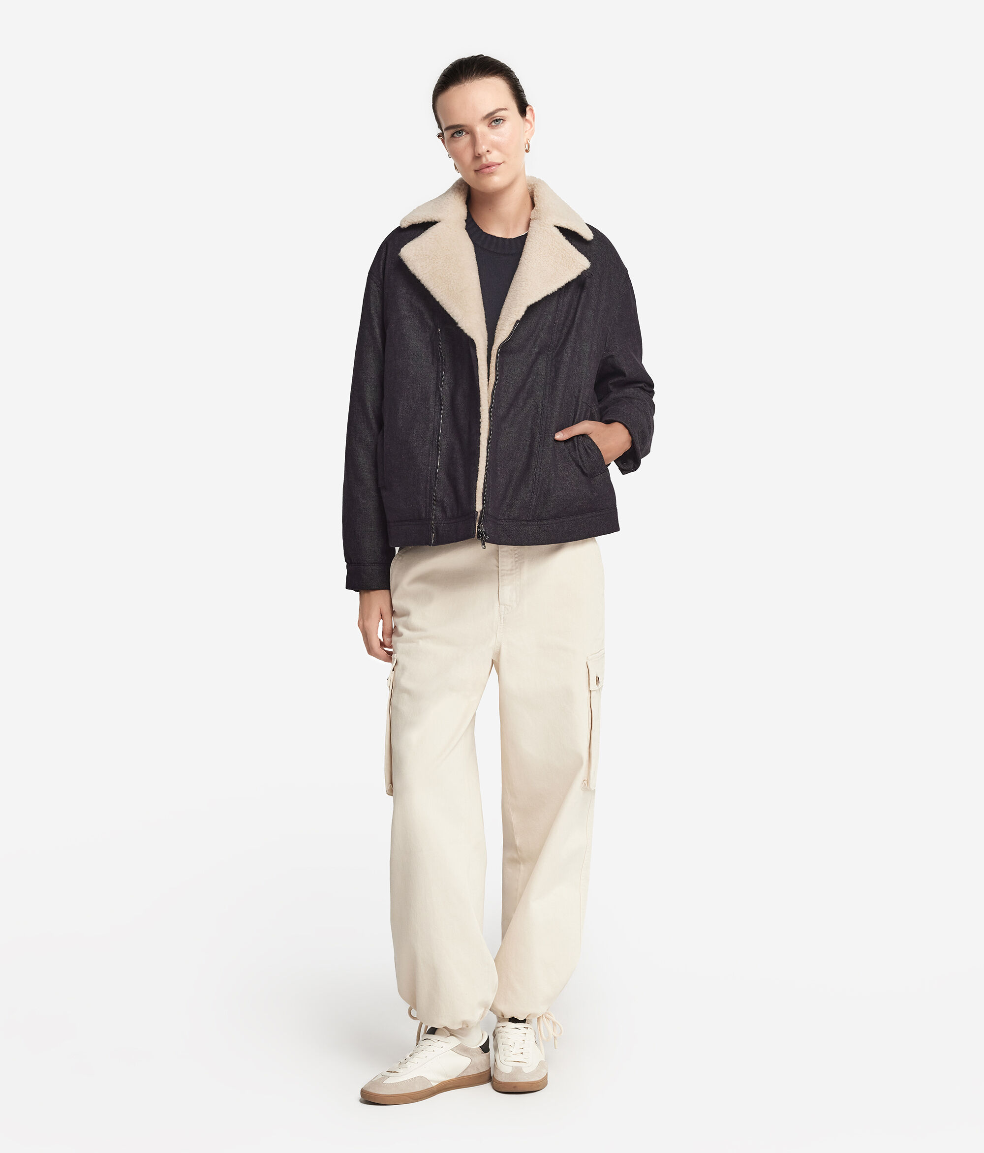 Chaqueta vaquera de cashmere