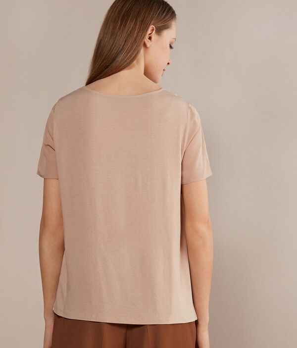 Блуза из шелка и модала