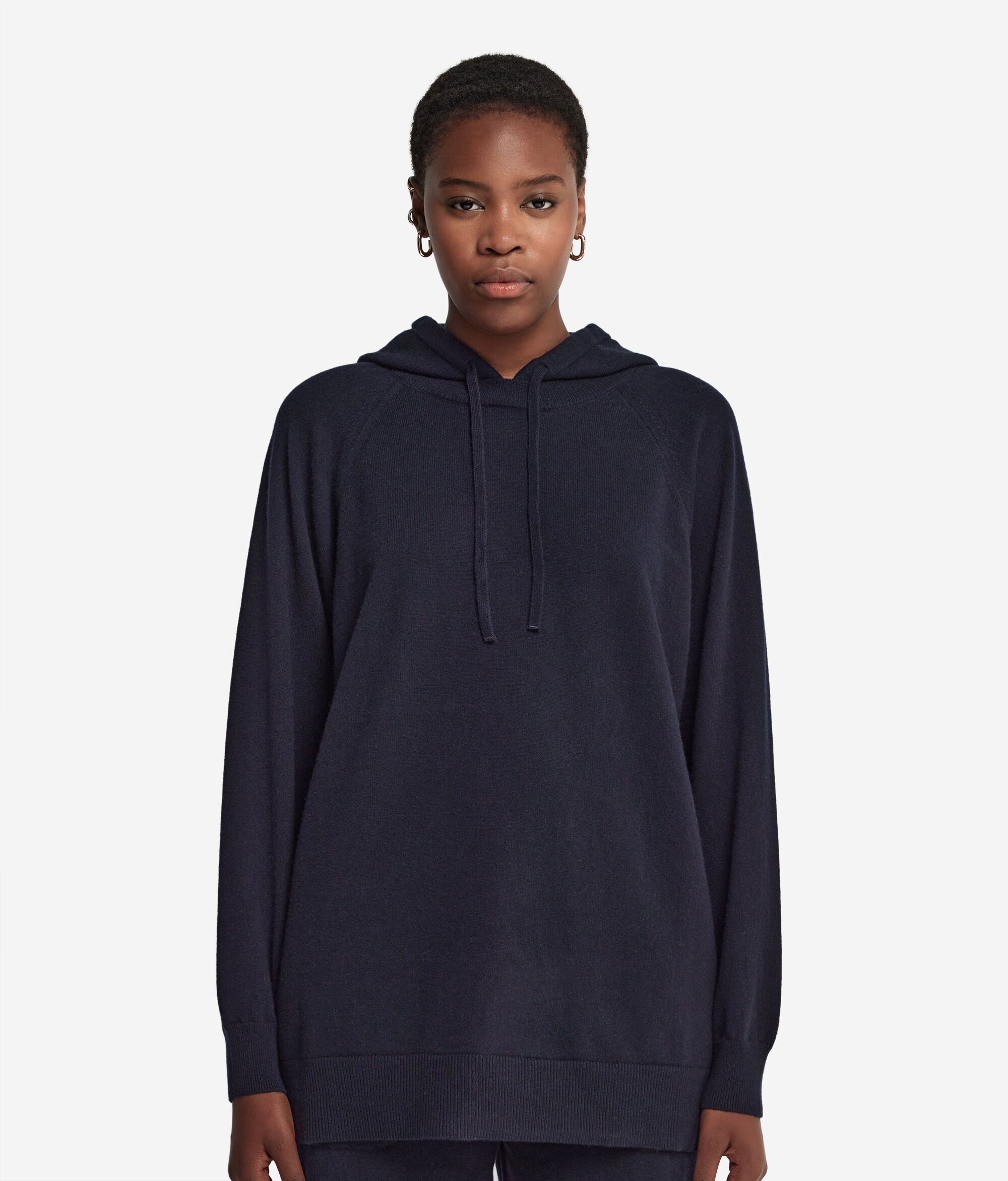Sweatshirt à capuche en cachemire ultra-doux