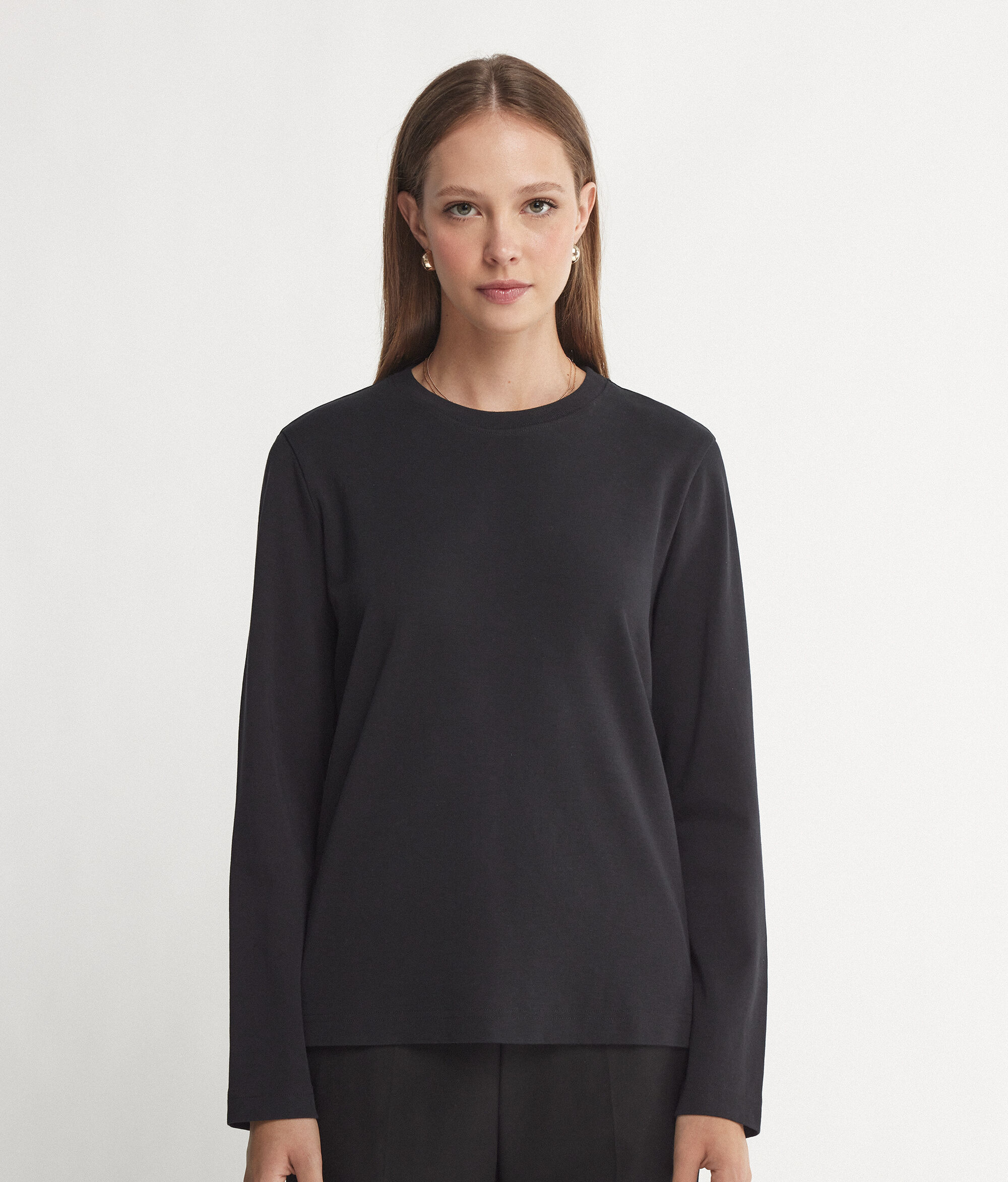 Cotton Crewneck Sweater