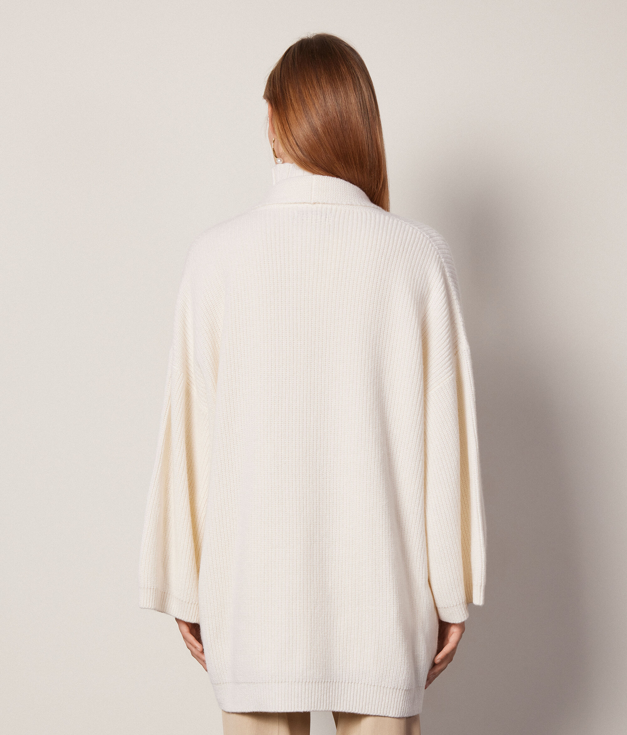 Κάπα από Ultrasoft Cashmere με Πλέξη Λάστιχο