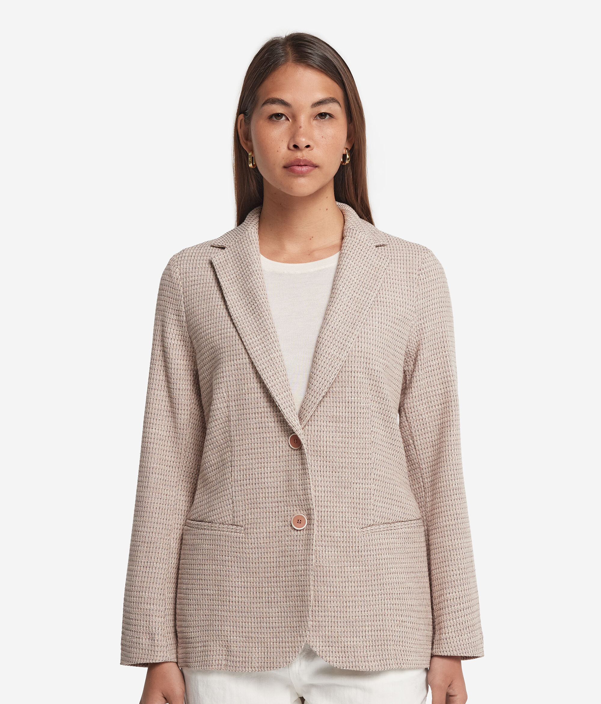 Two-Tone Mouliné Jacket